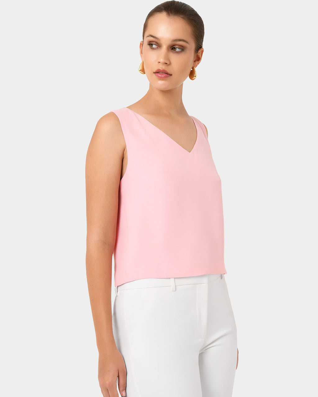 Blair V-neck Crop Top