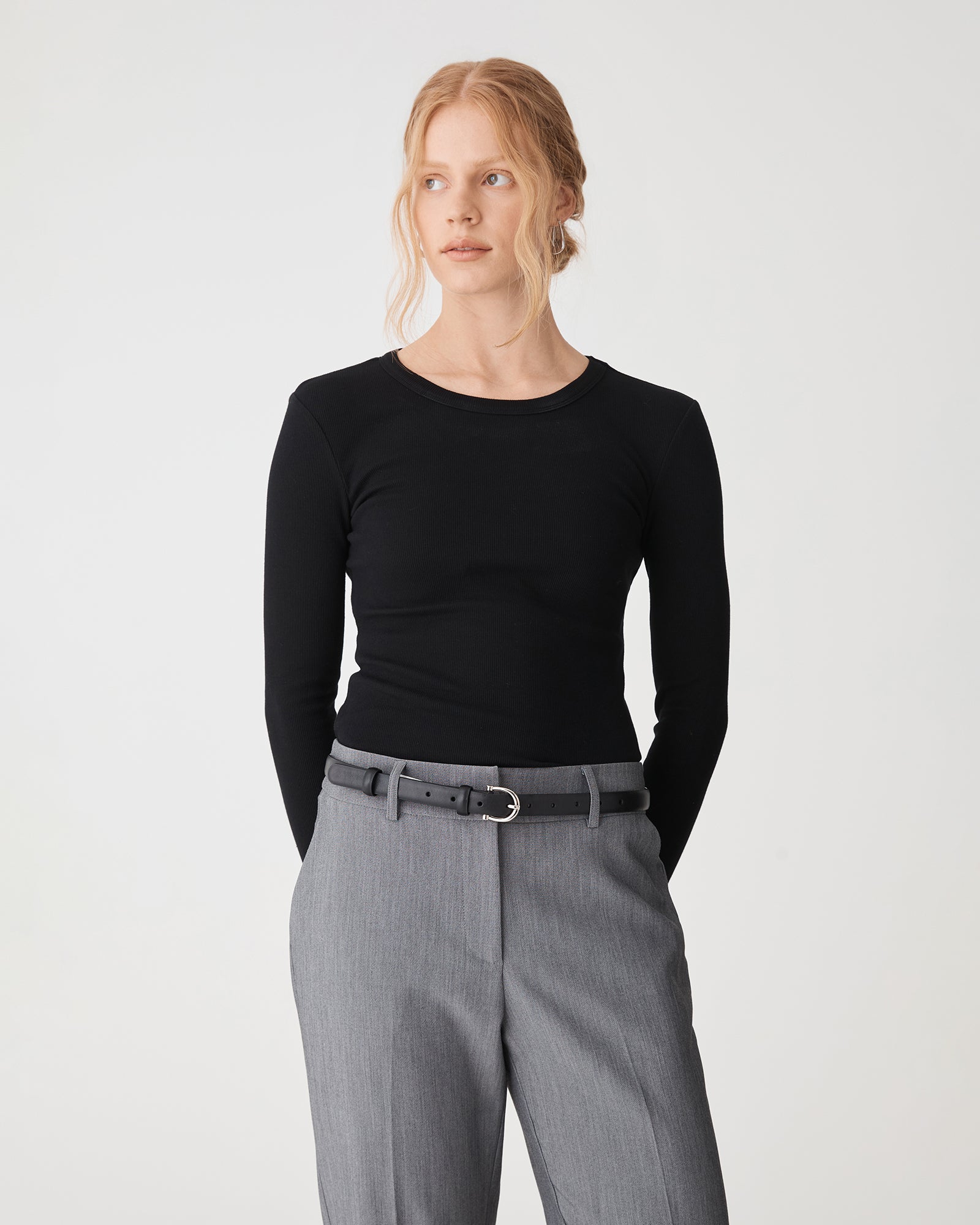 Devon Long Sleeve Rib Tee