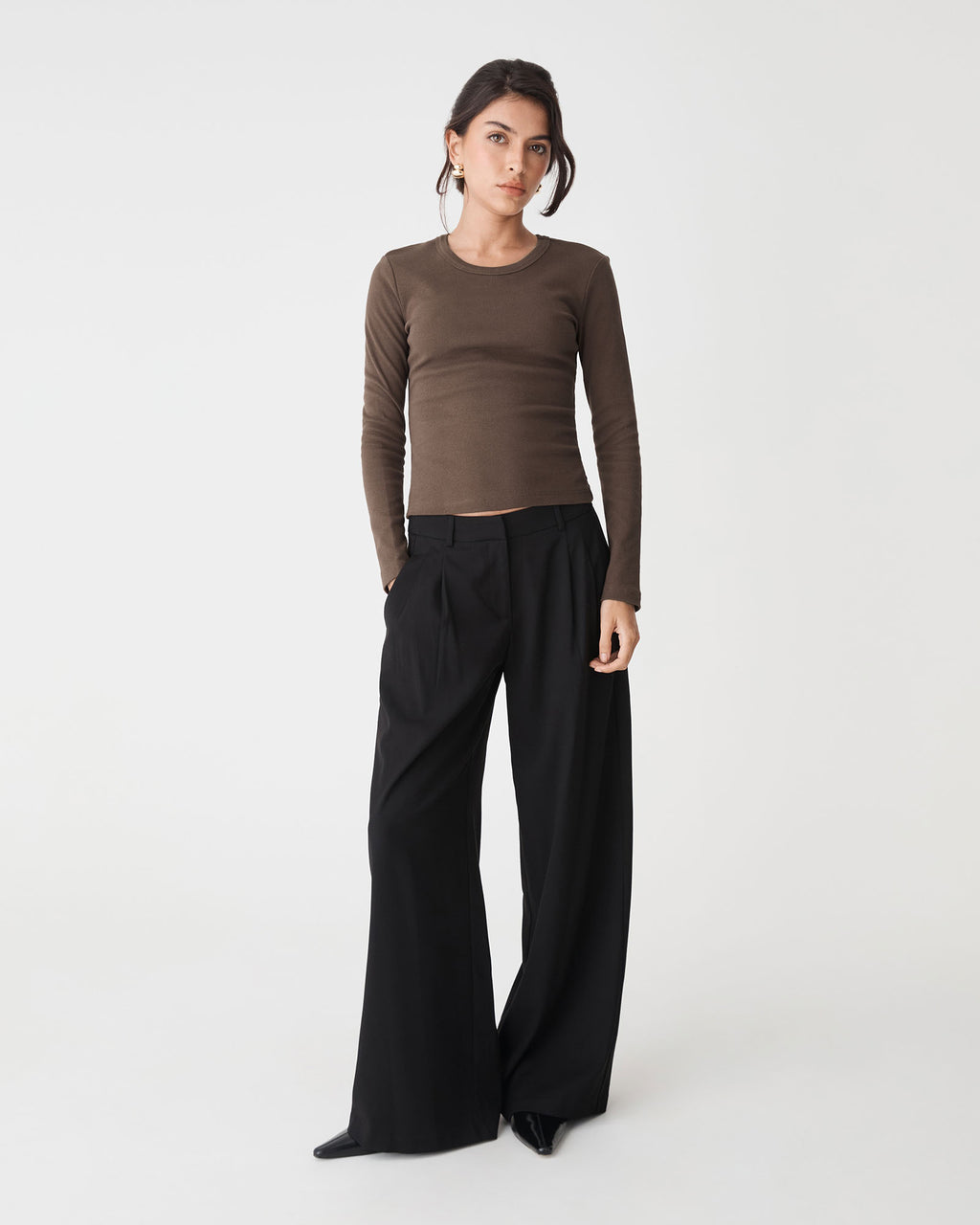 Devon Long Sleeve Rib Tee