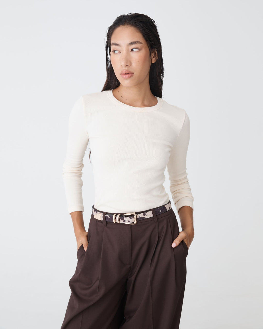 Devon Long Sleeve Rib Tee