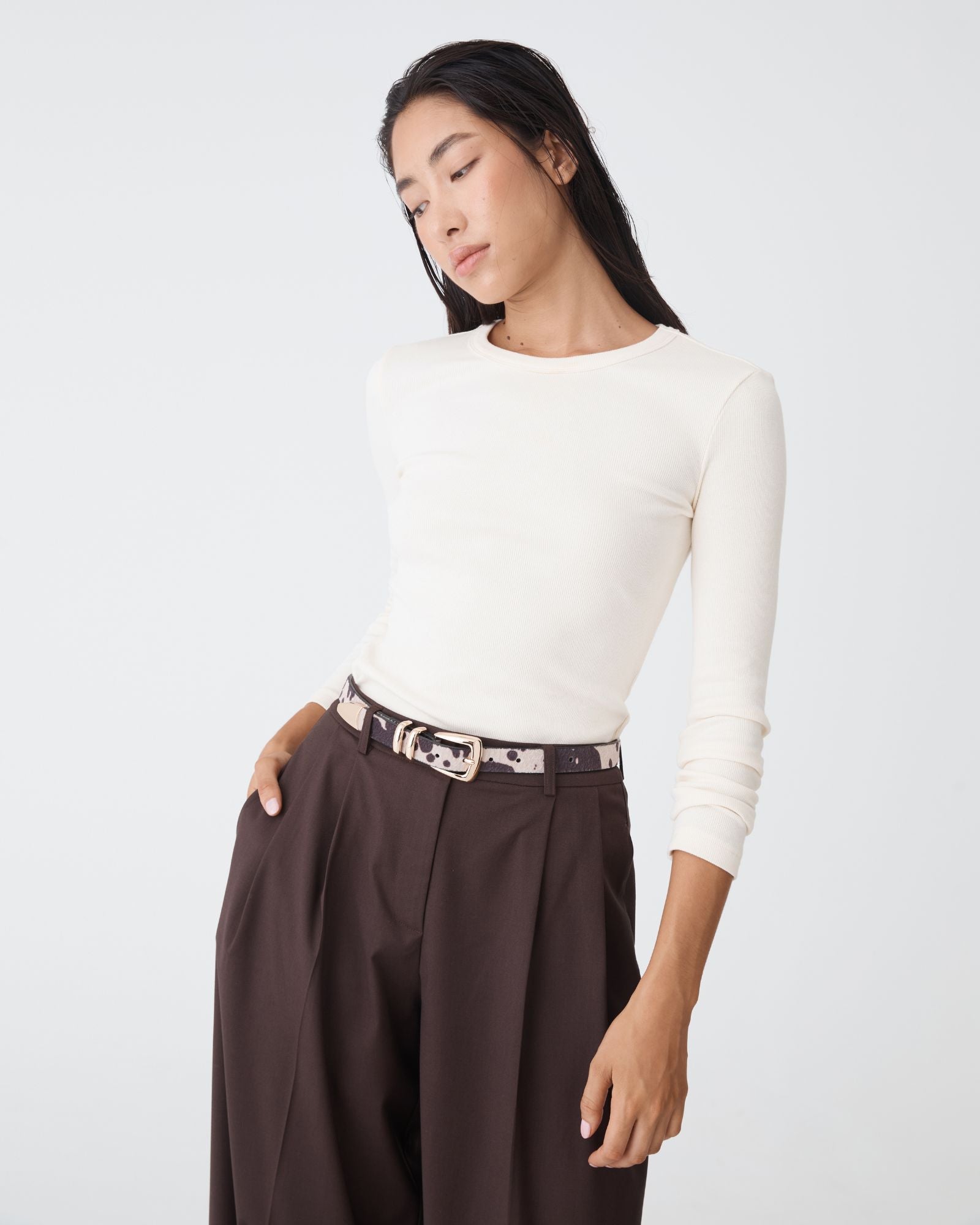 Devon Long Sleeve Rib Tee