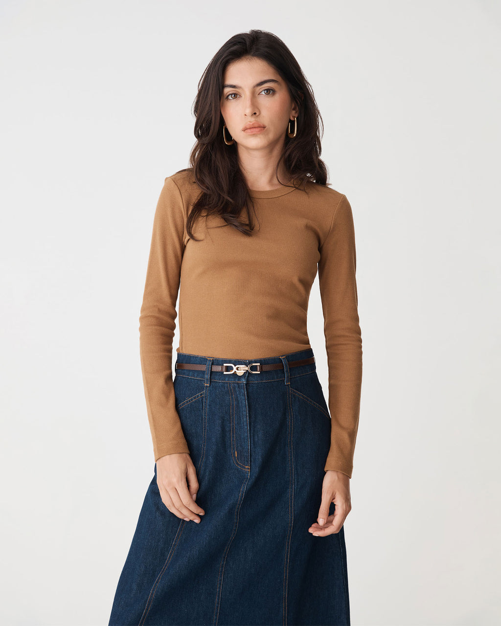 Devon Long Sleeve Rib Tee