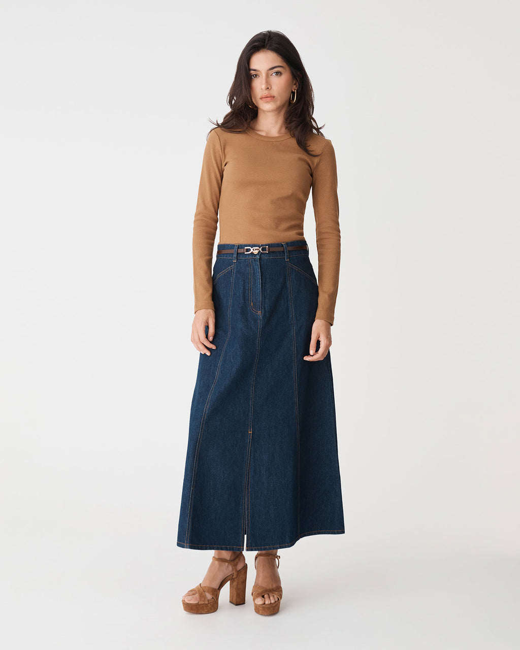 Devon Long Sleeve Rib Tee