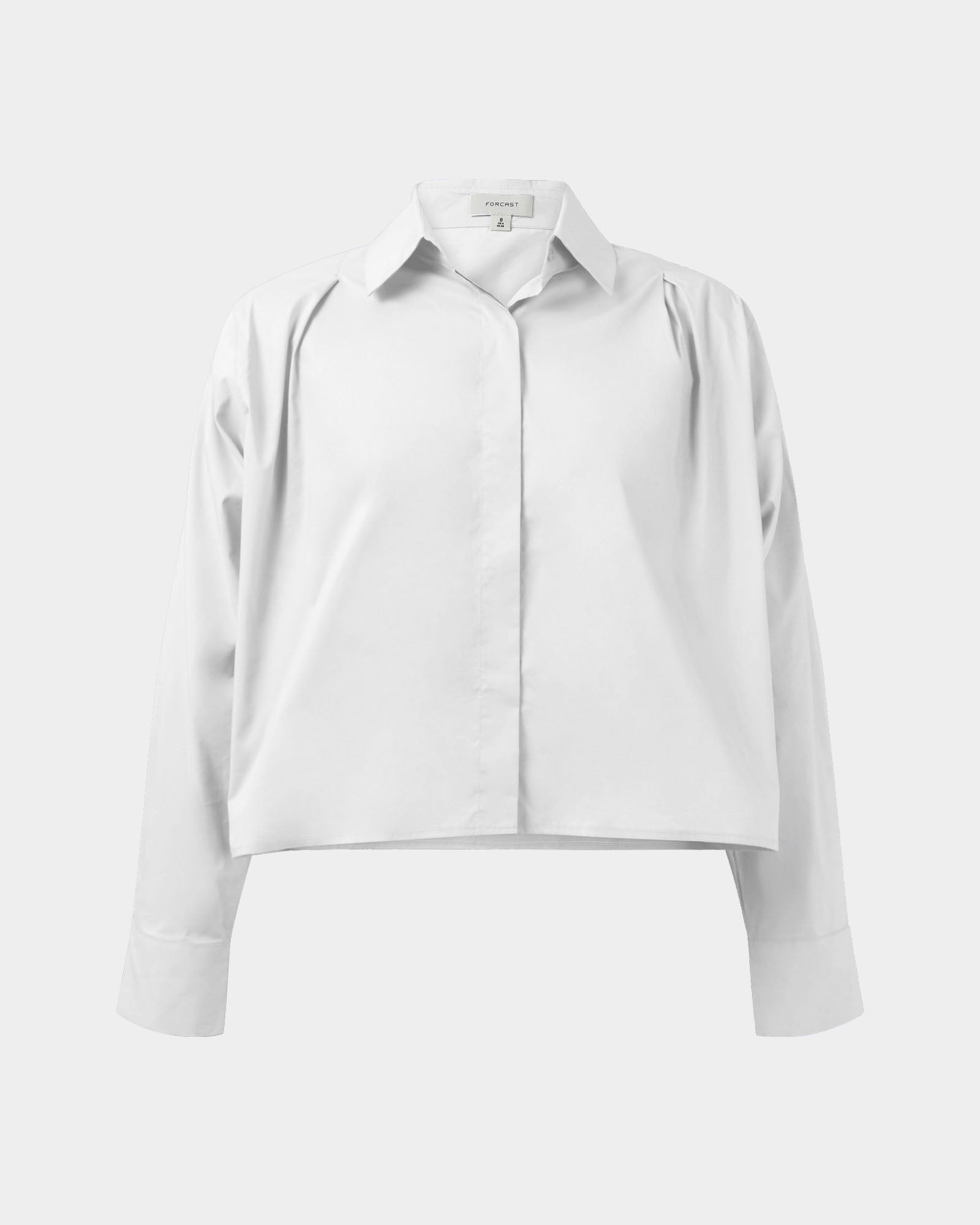 Baire Pleated Crop Shirt