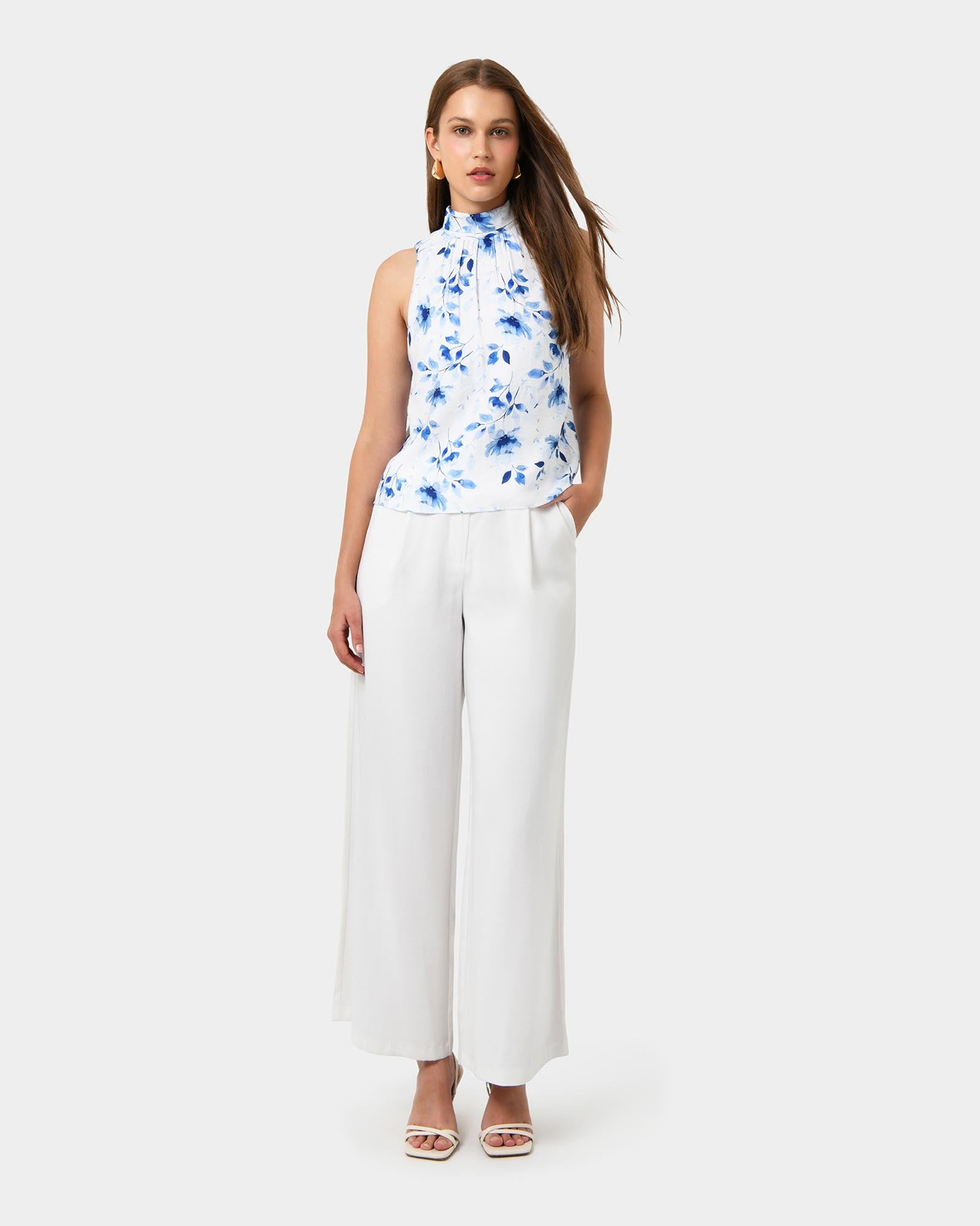 Tessie Halter Tie Top