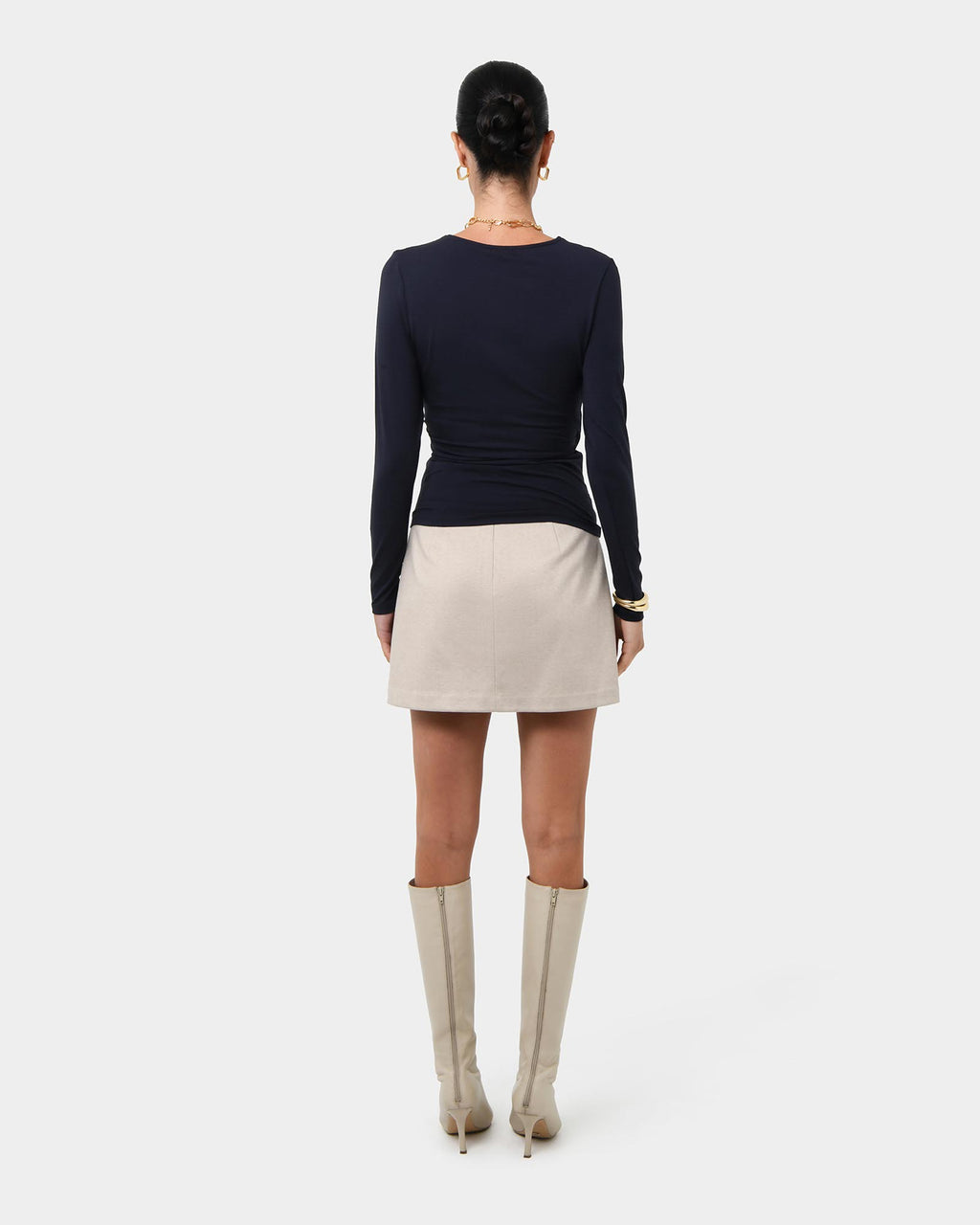 Tika Crossover Ruched Top