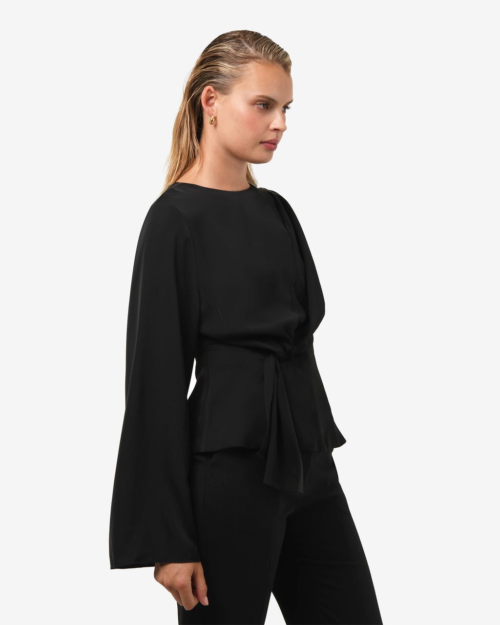 Melody Long Sleeve Draped Top