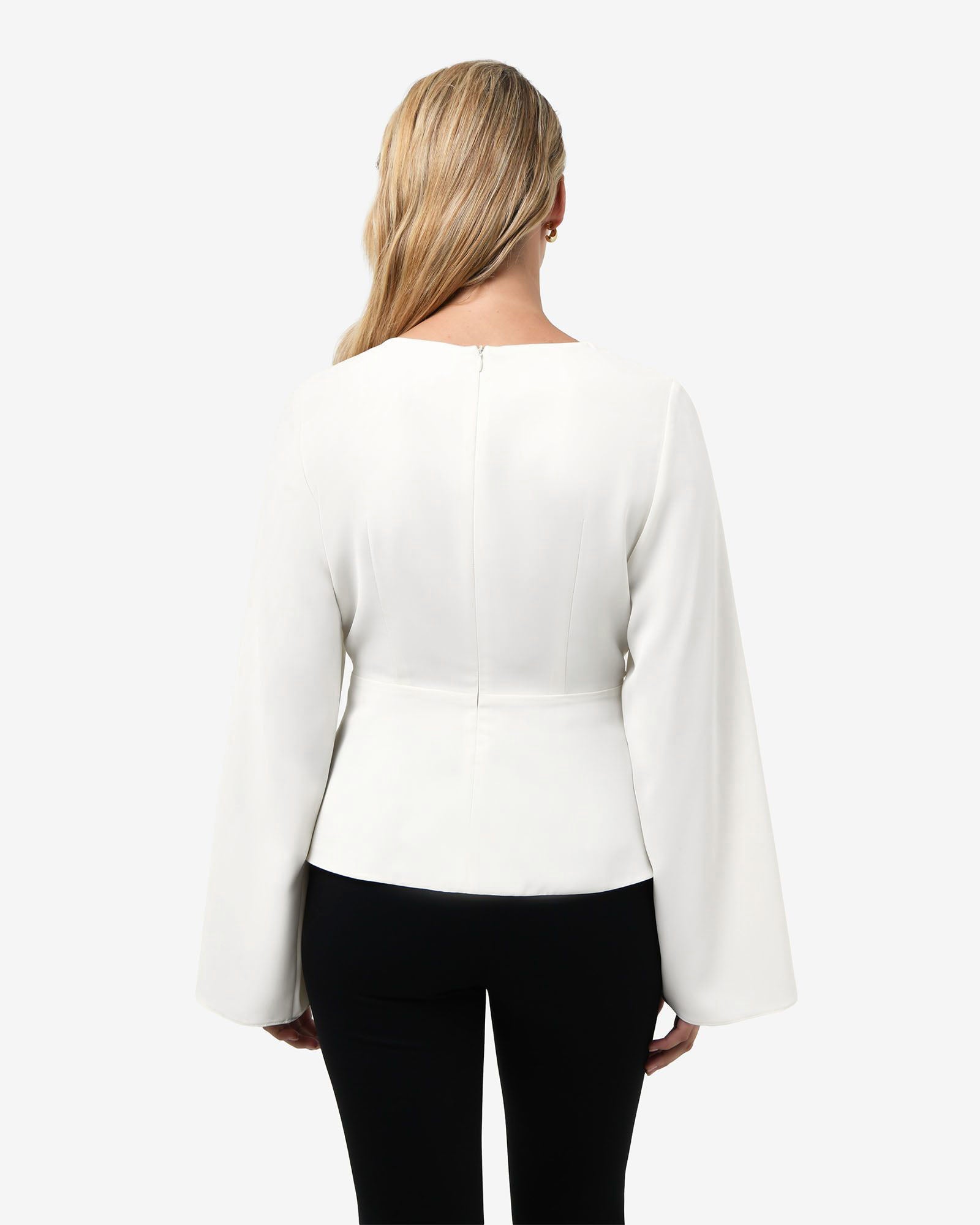 Melody Long Sleeve Draped Top