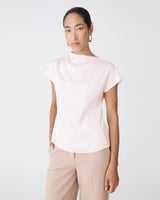 Zafina Pleated Draped Top