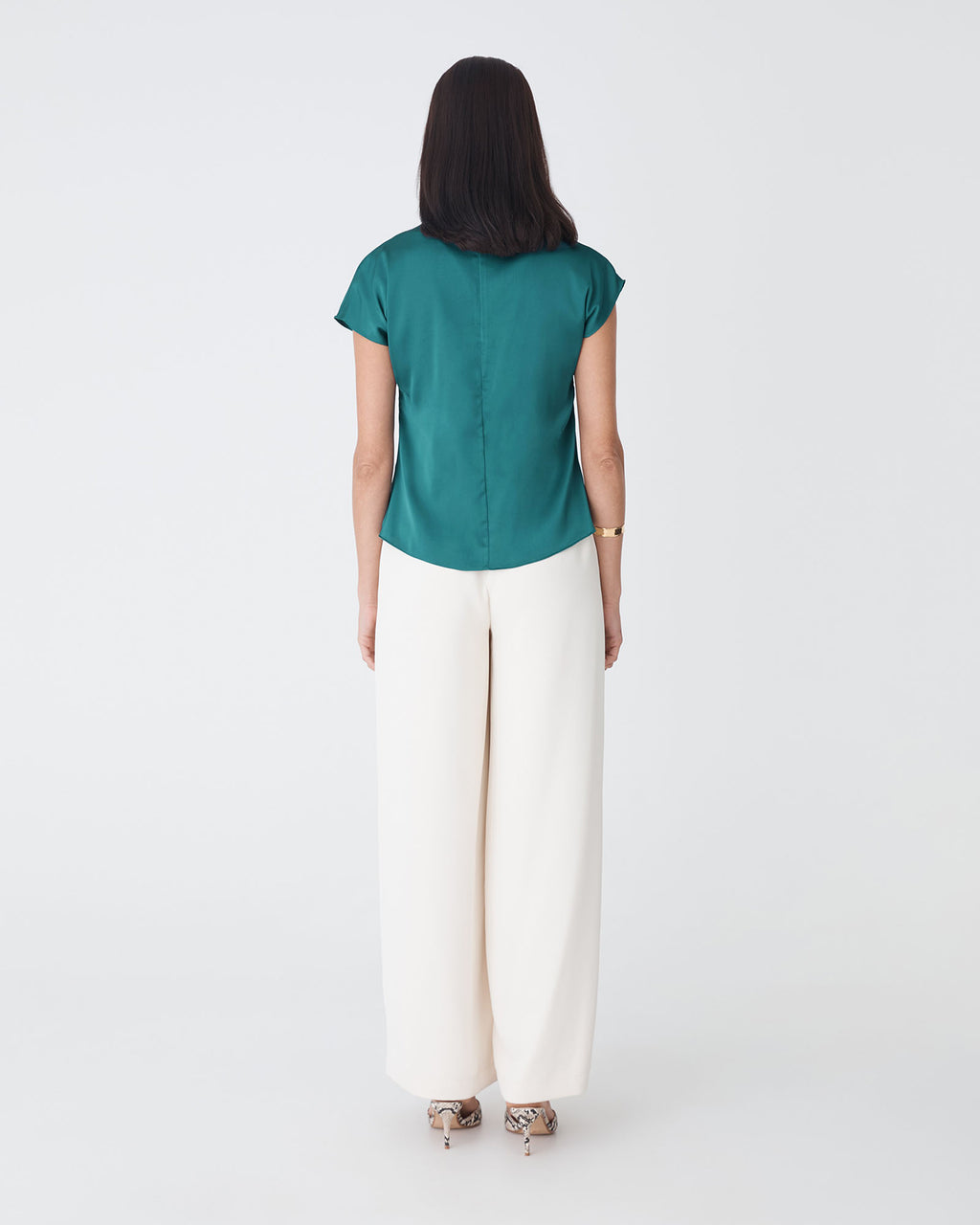 Zafina Pleated Draped Top
