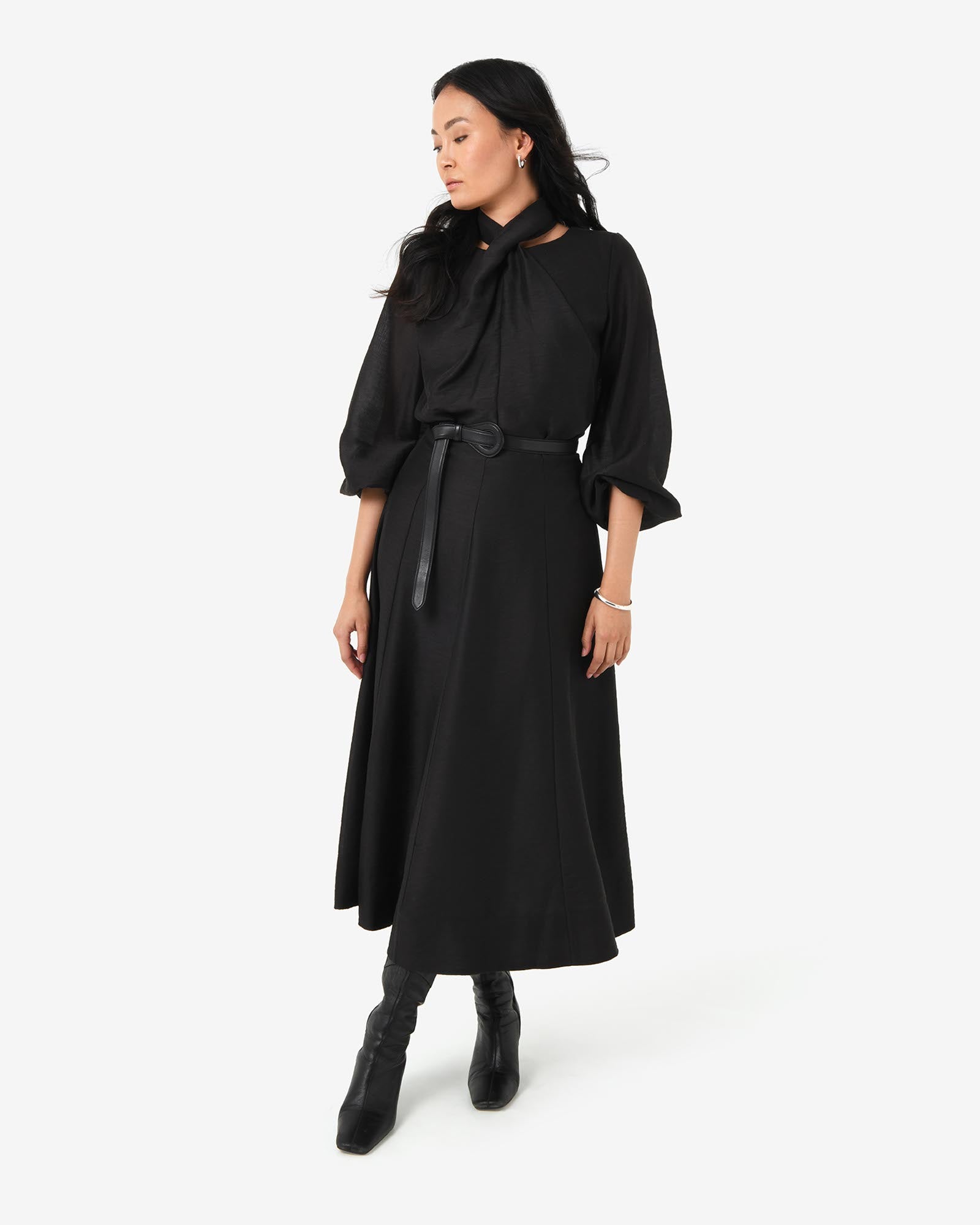 Bellini Twist Neck Blouse