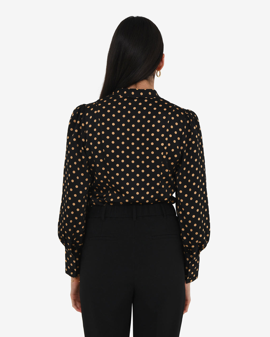 Dotti Polka Dot Printed Blouse
