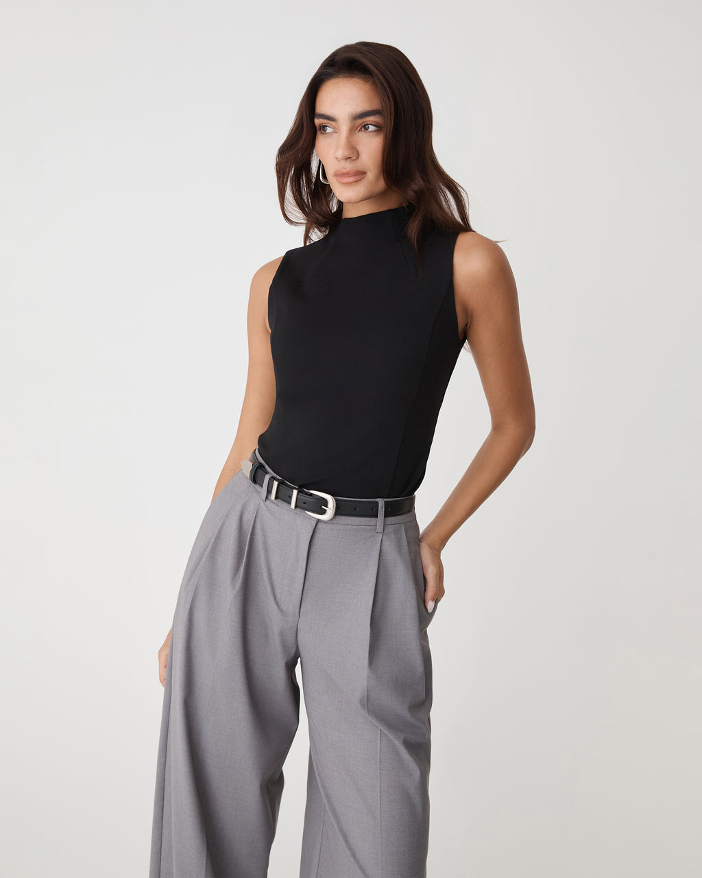 Finnley Structured Ponte Top