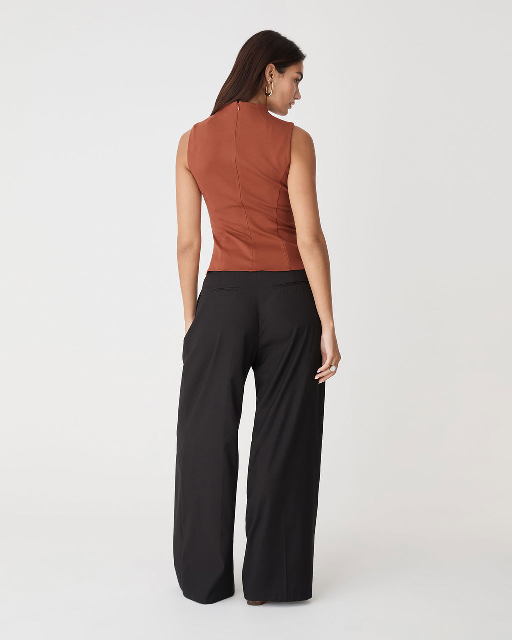 Finnley Structured Ponte Top