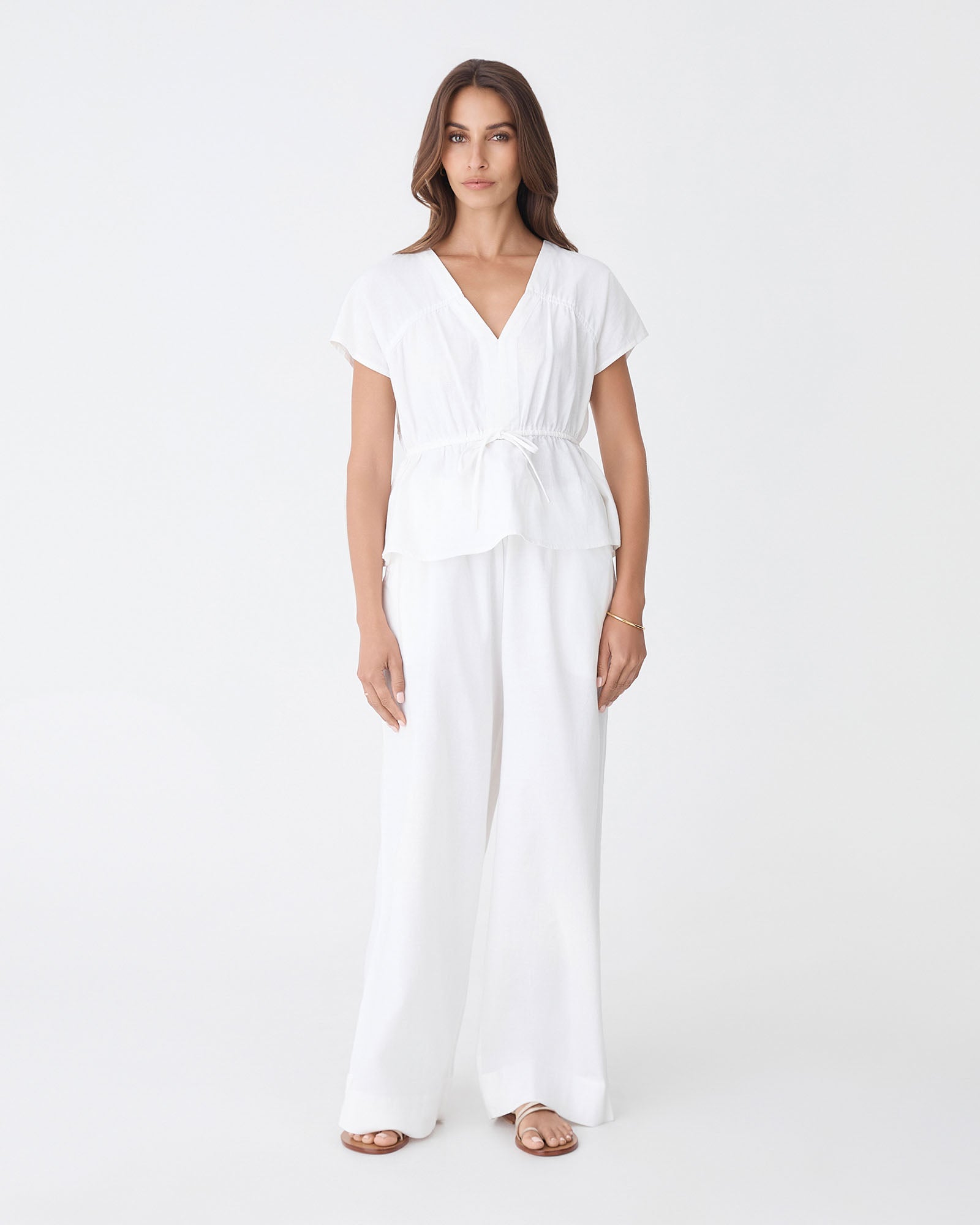 Bronte Cotton Drawstring Top