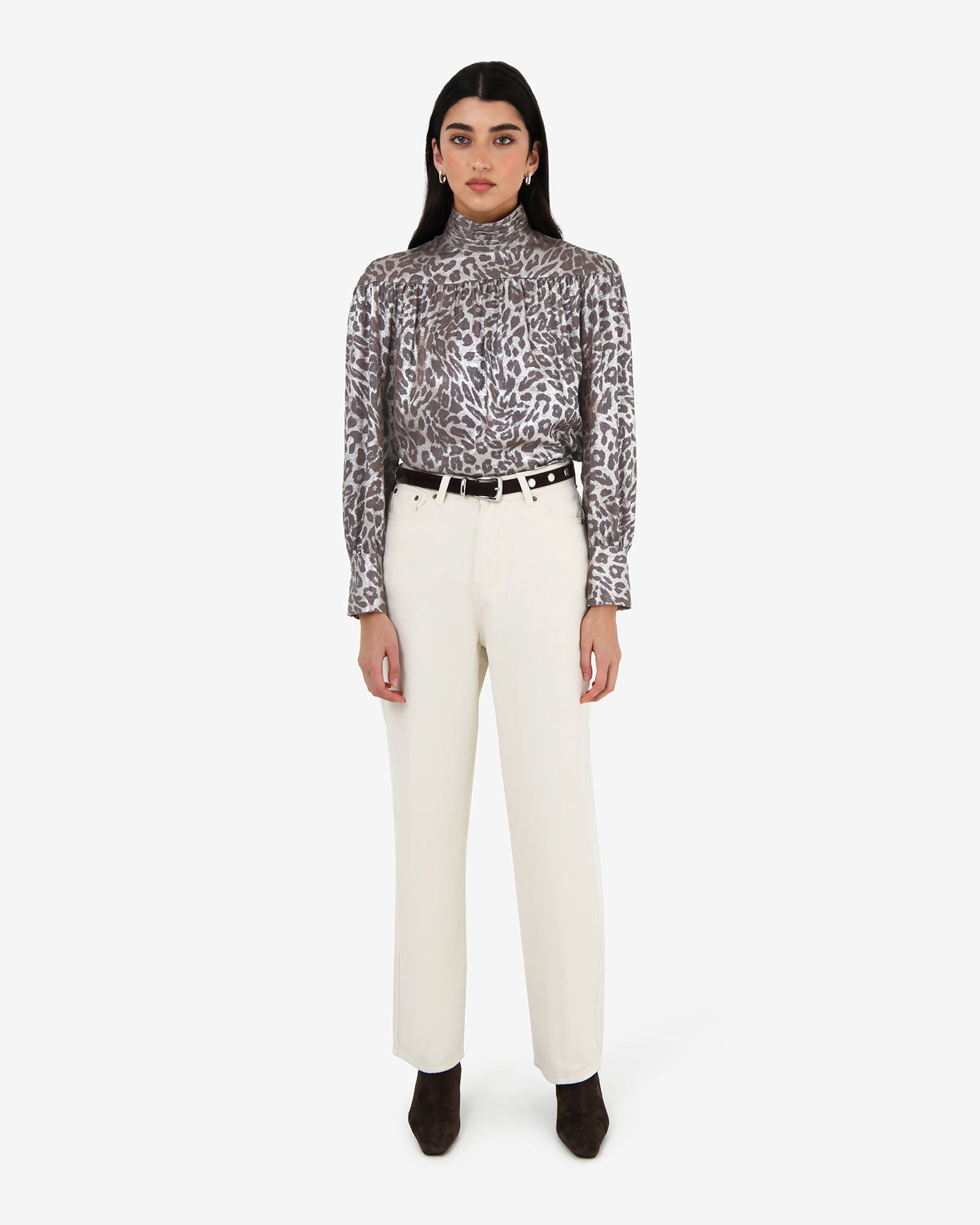 Melisa Gathered Yoke Top
