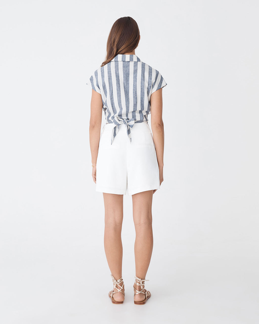Ikaria Linen Blend Wrap Shirt