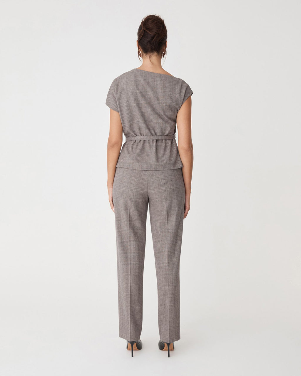 Loretta Pleat Belted Top