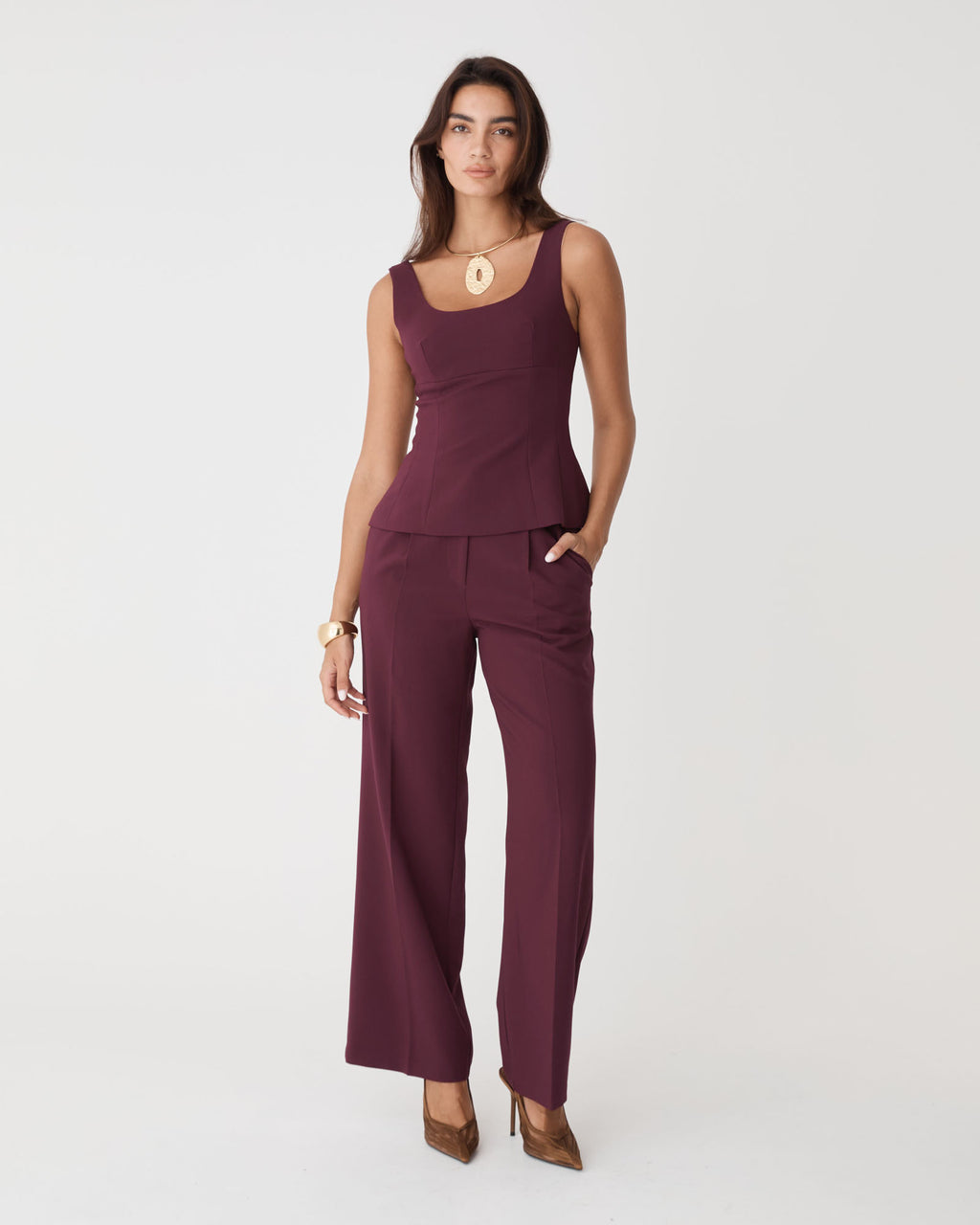 Nikki Peplum Top