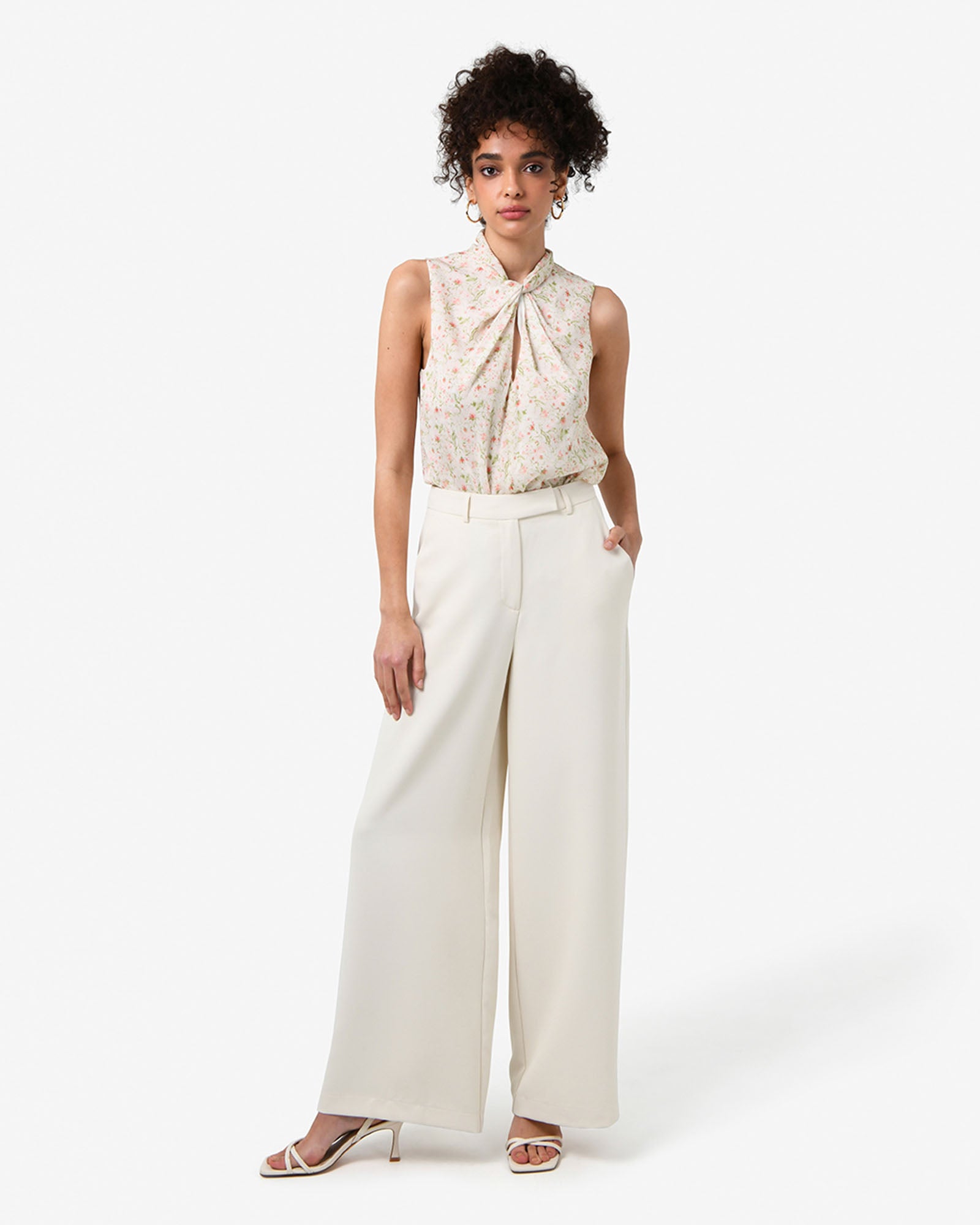 Indy Twist Floral Top