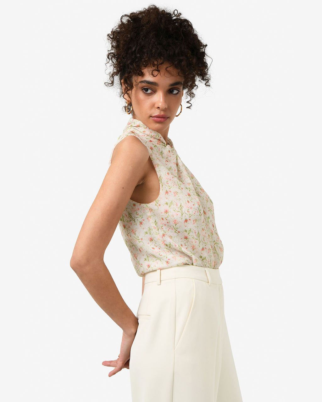 Indy Twist Floral Top