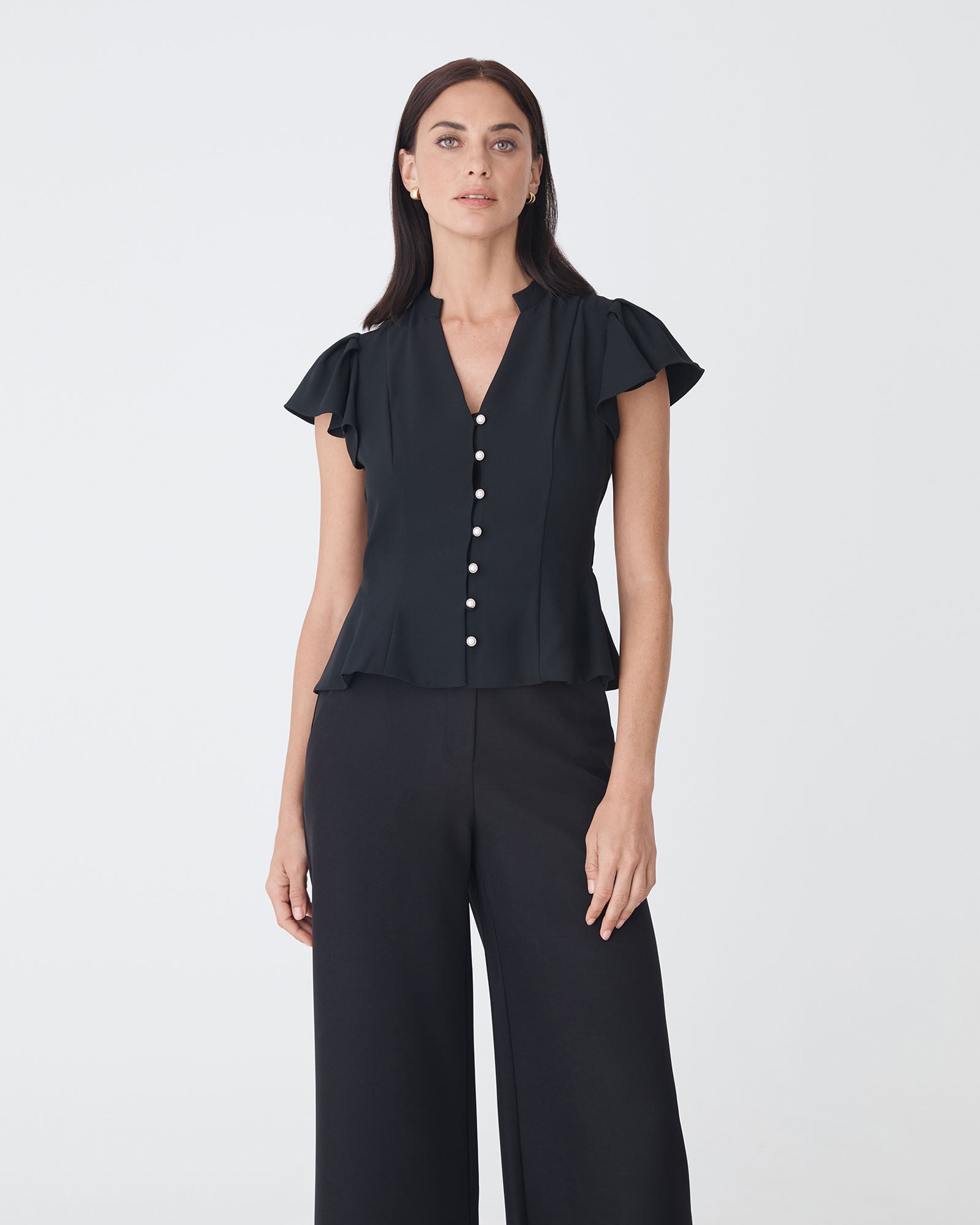Carissa Gathered Sleeve Top