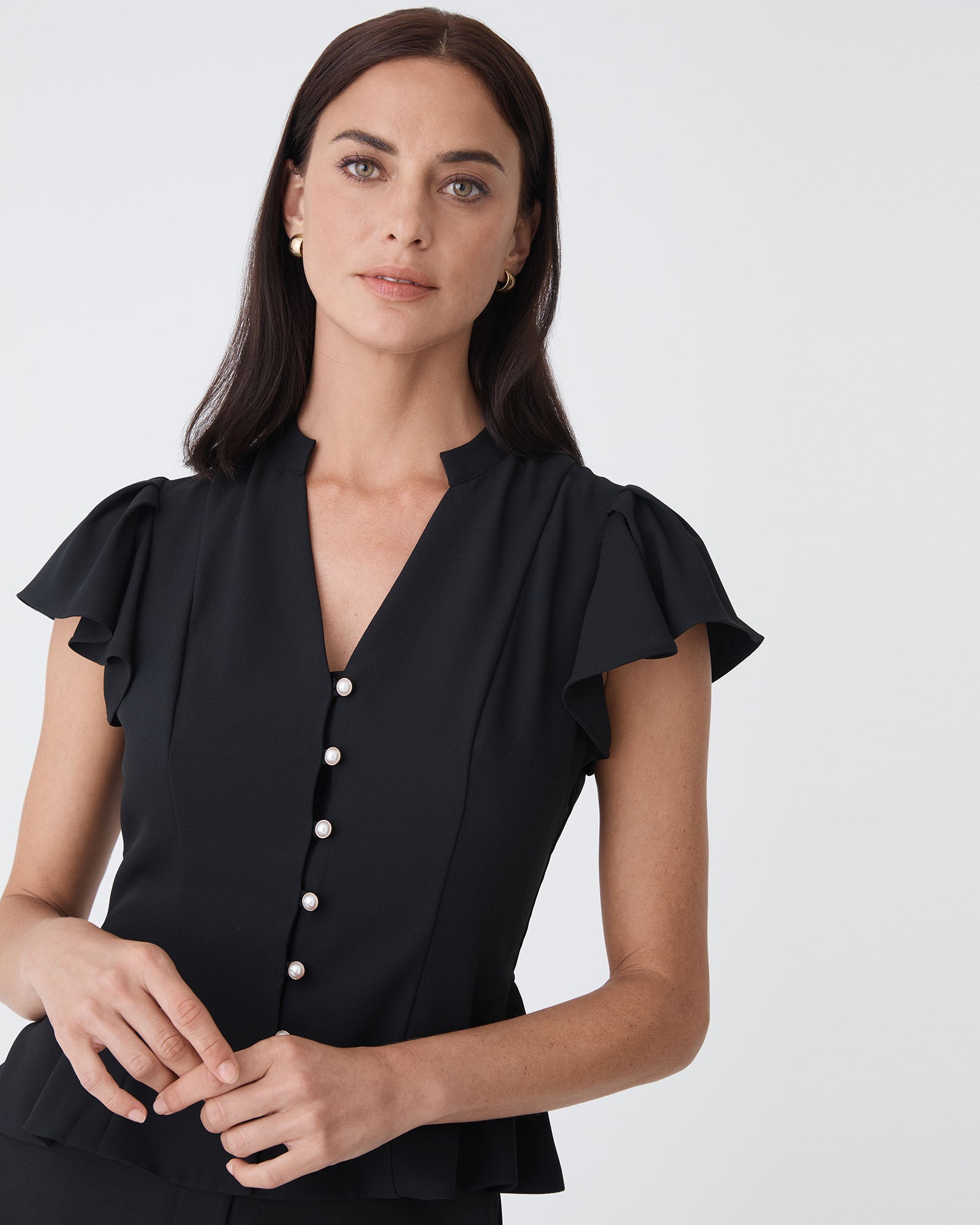 Carissa Gathered Sleeve Top