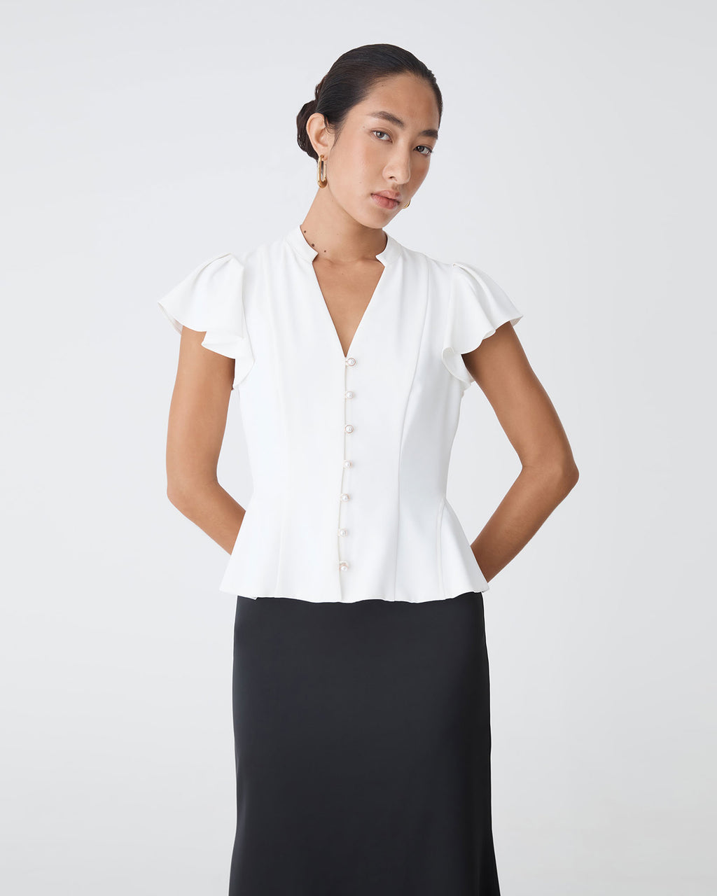 Carissa Gathered Sleeve Top