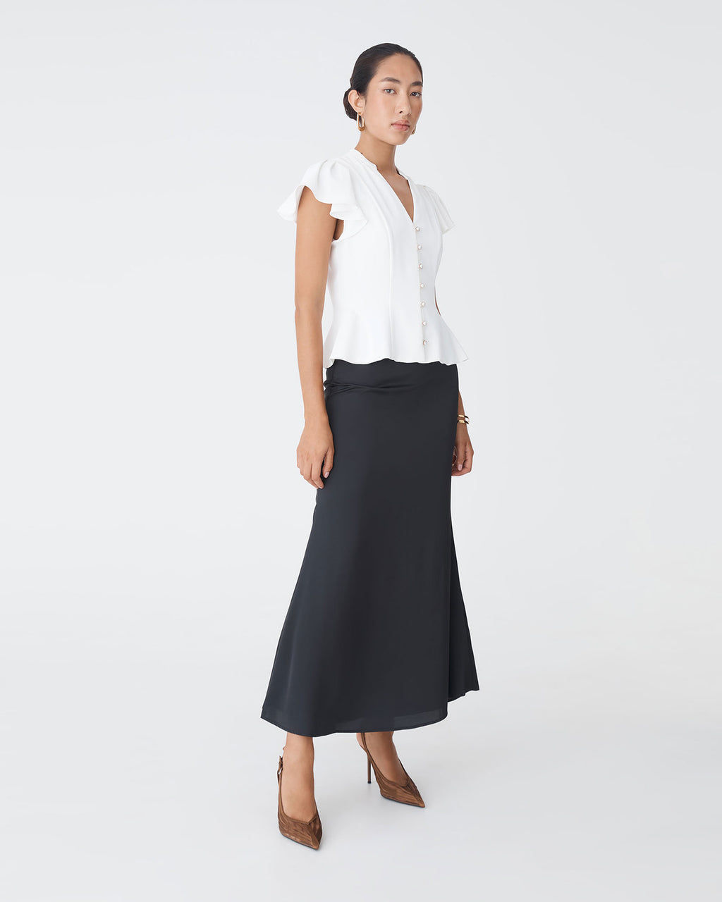 Carissa Gathered Sleeve Top