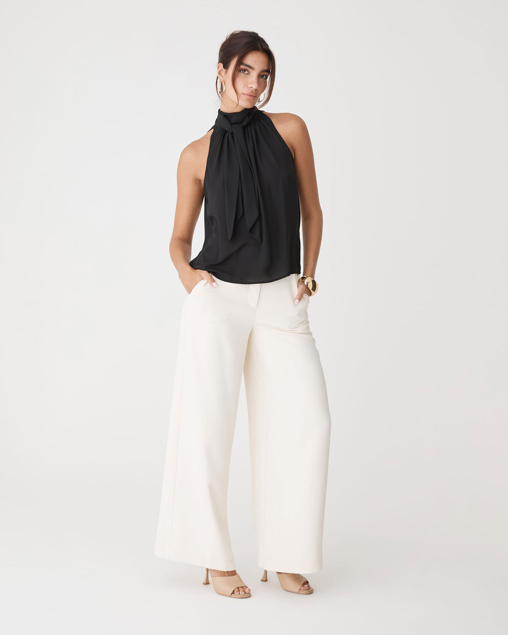 Shelby Draped Sleeveless Top