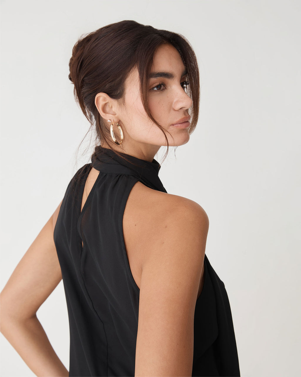 Shelby Draped Sleeveless Top