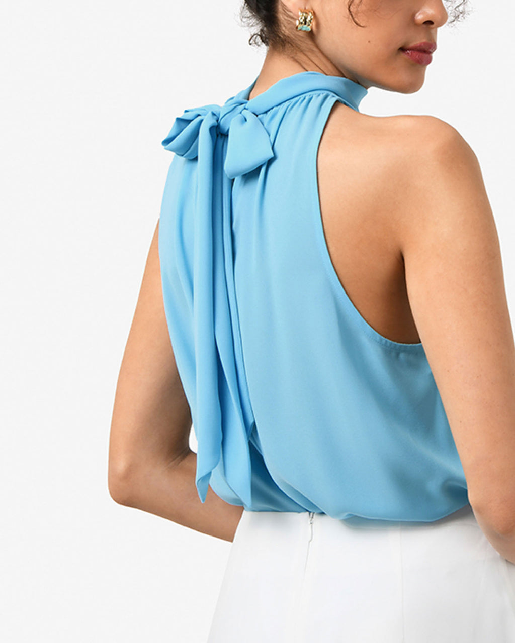 Shelby Draped Sleeveless Top