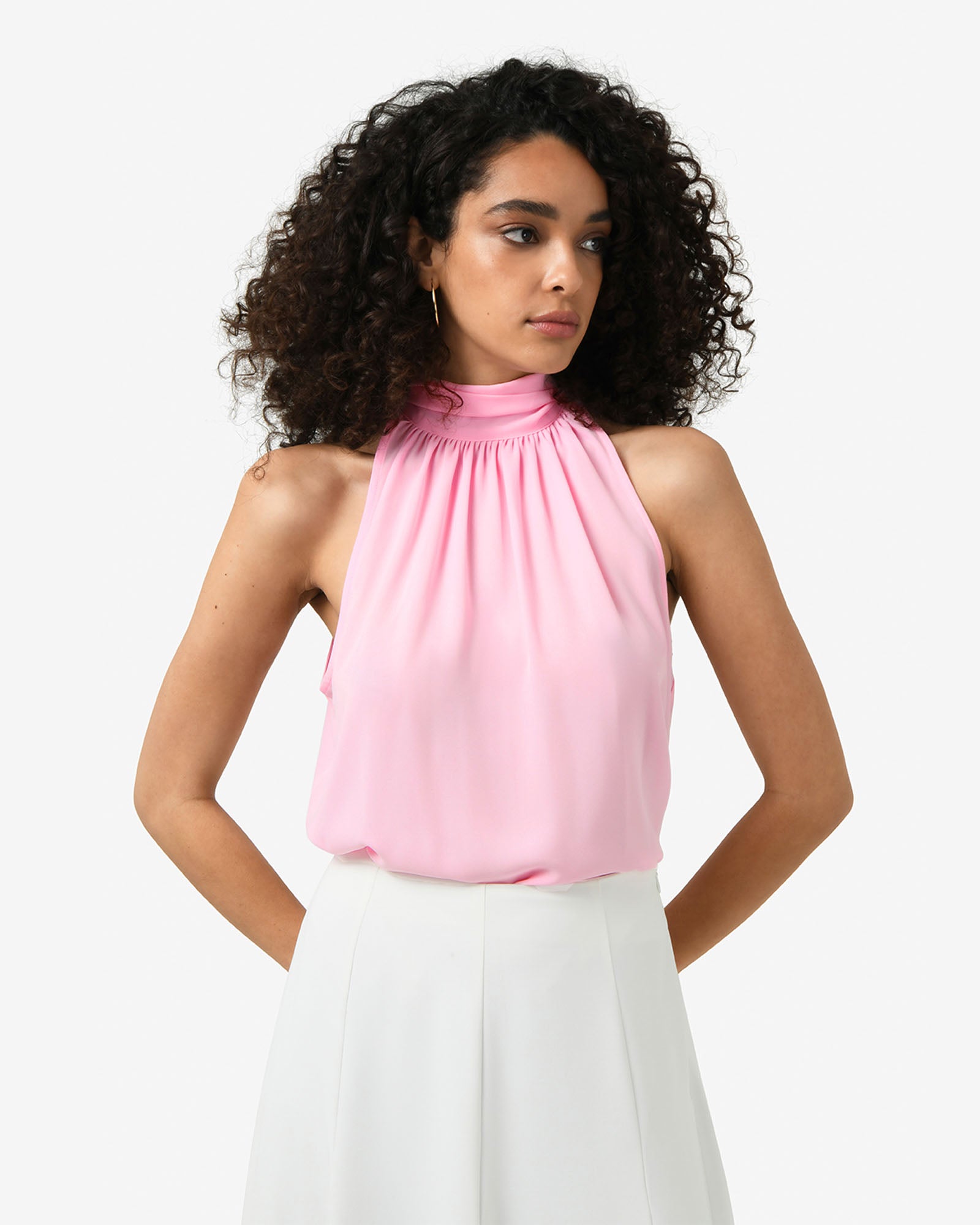 Shelby Draped Sleeveless Top
