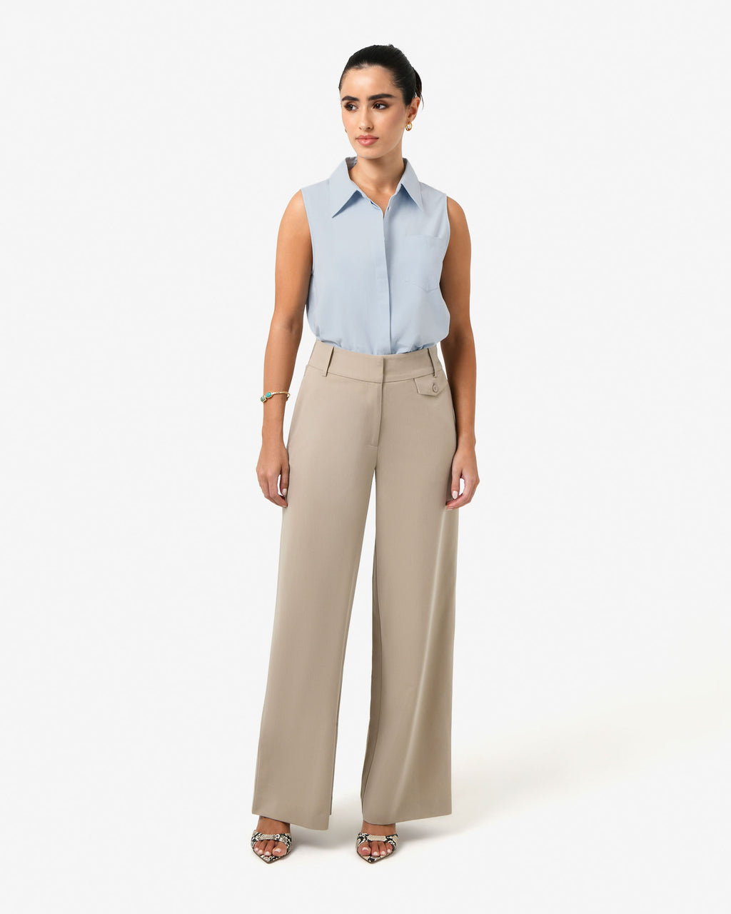 Kia Cotton Sleeveless Shirt