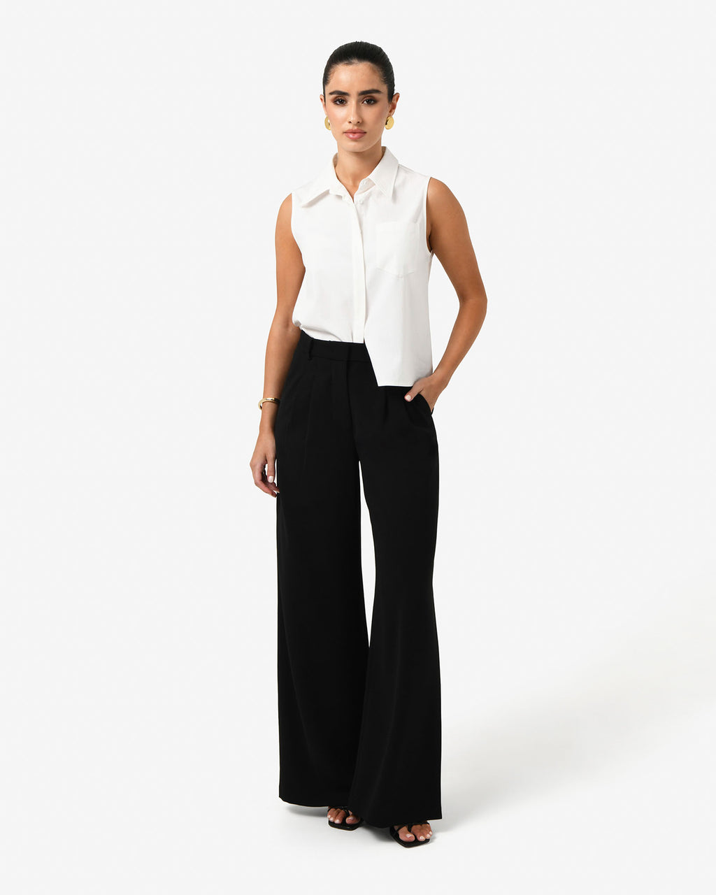 Kia Cotton Sleeveless Shirt