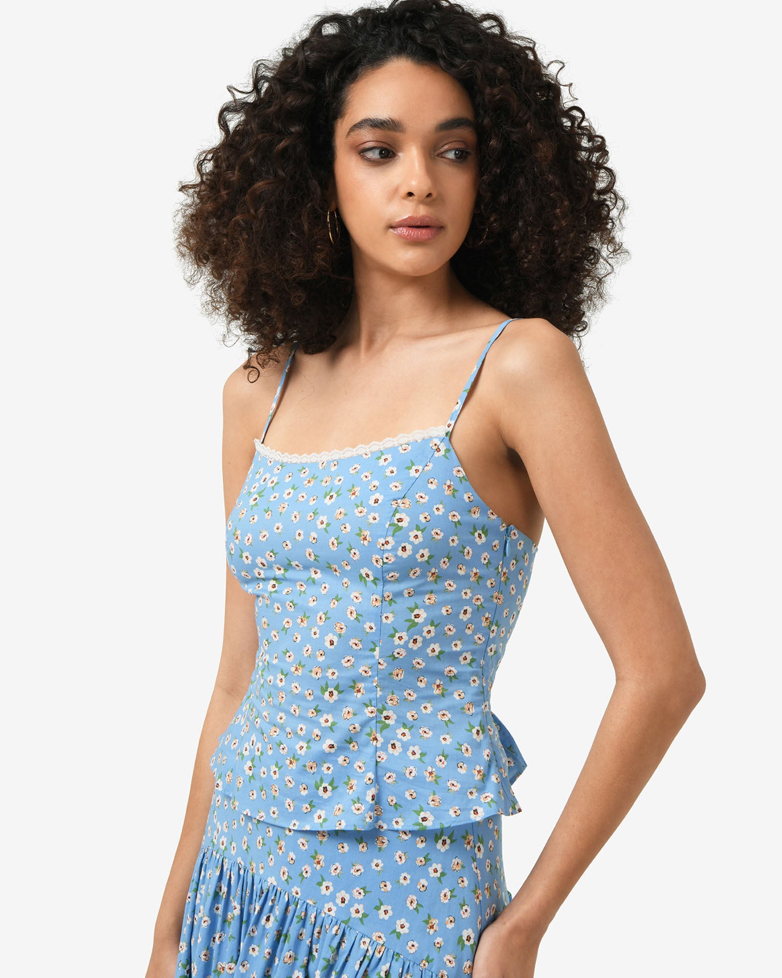 Alisa Cami Floral Top