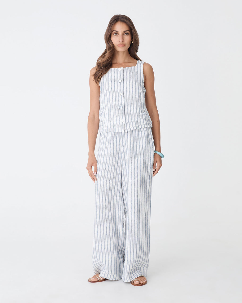 Milos Button Through Shell Top