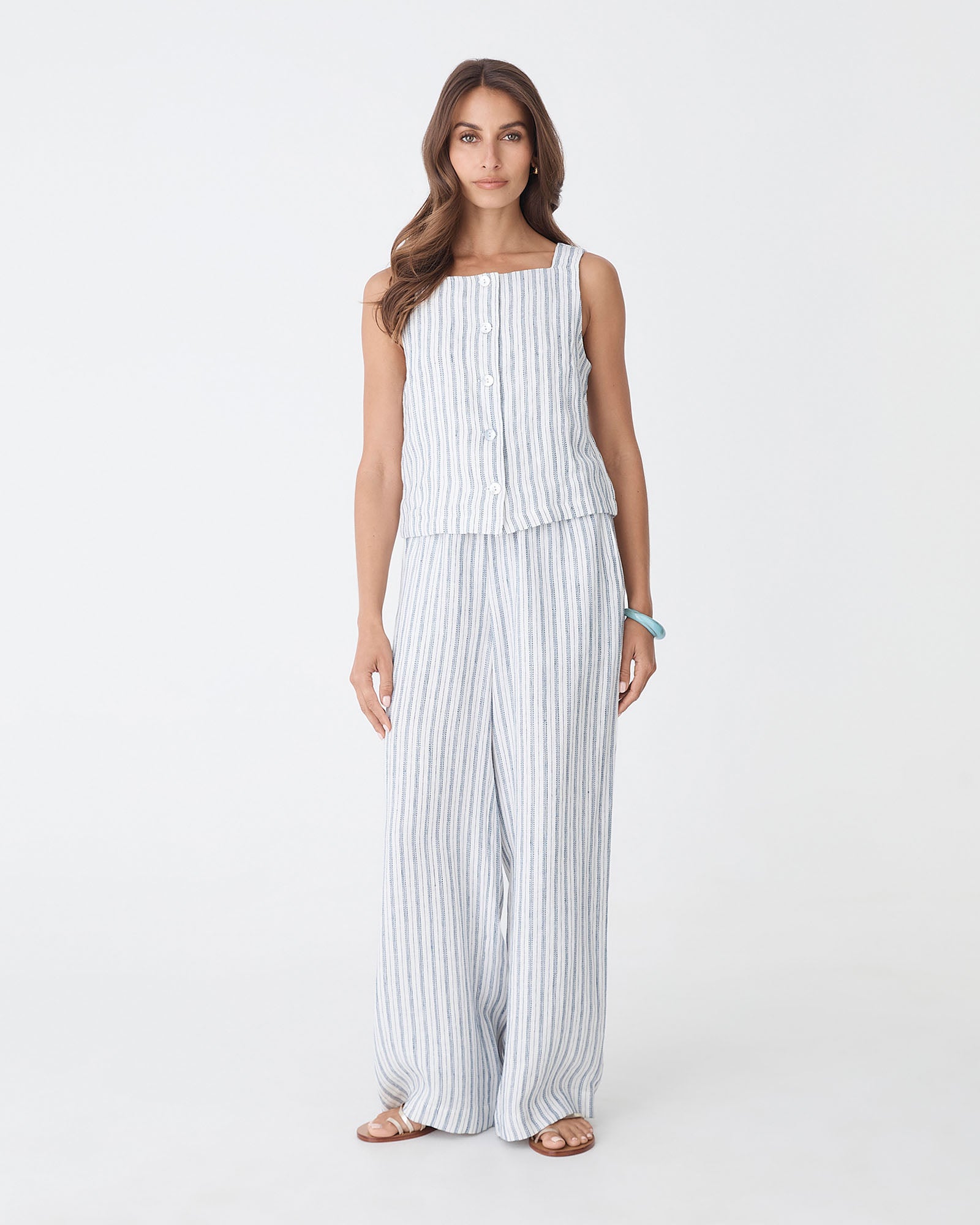 Milos Button Through Shell Top