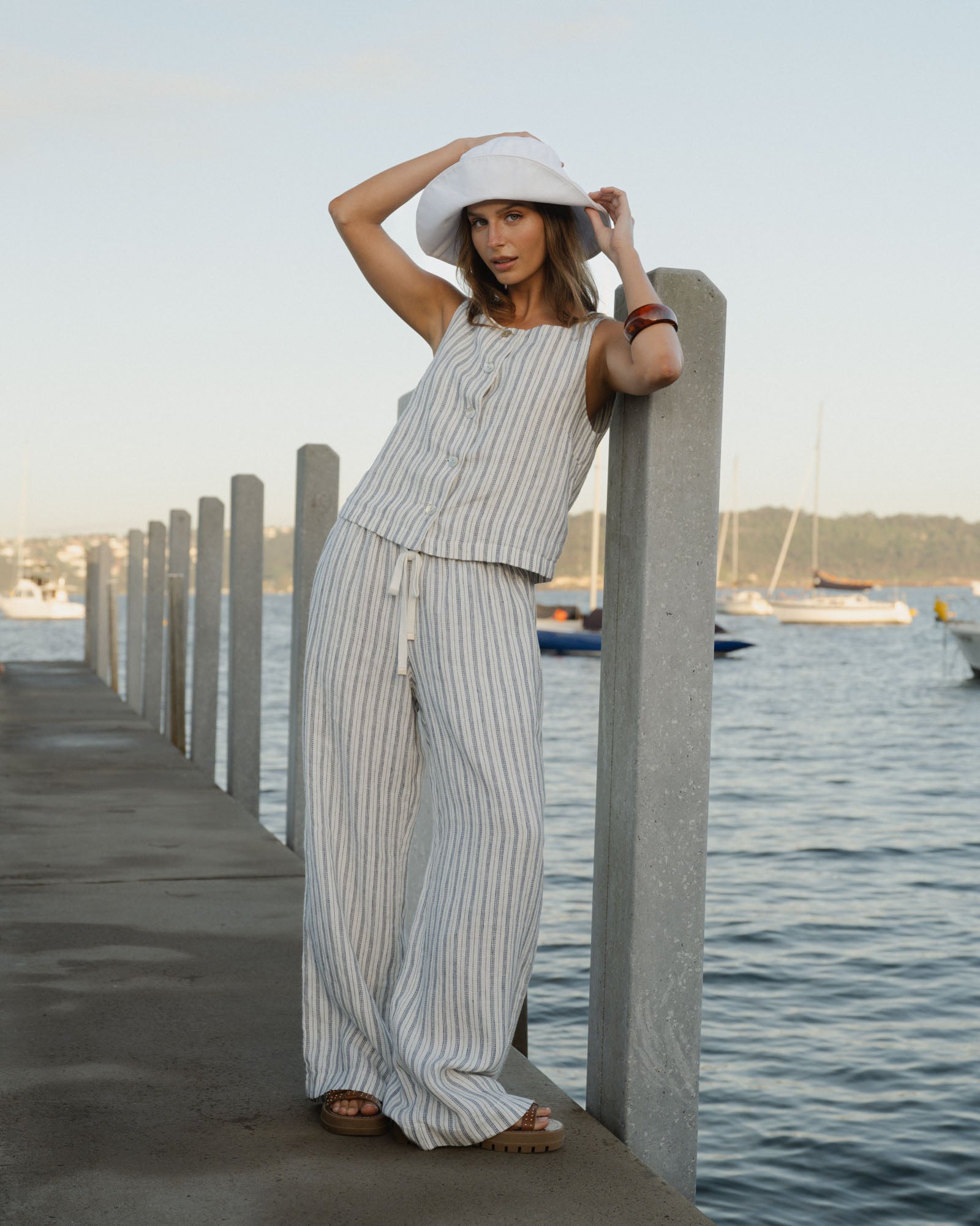 Milos Button Through Shell Top