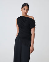 Keeley Bamboo Split Hem Top