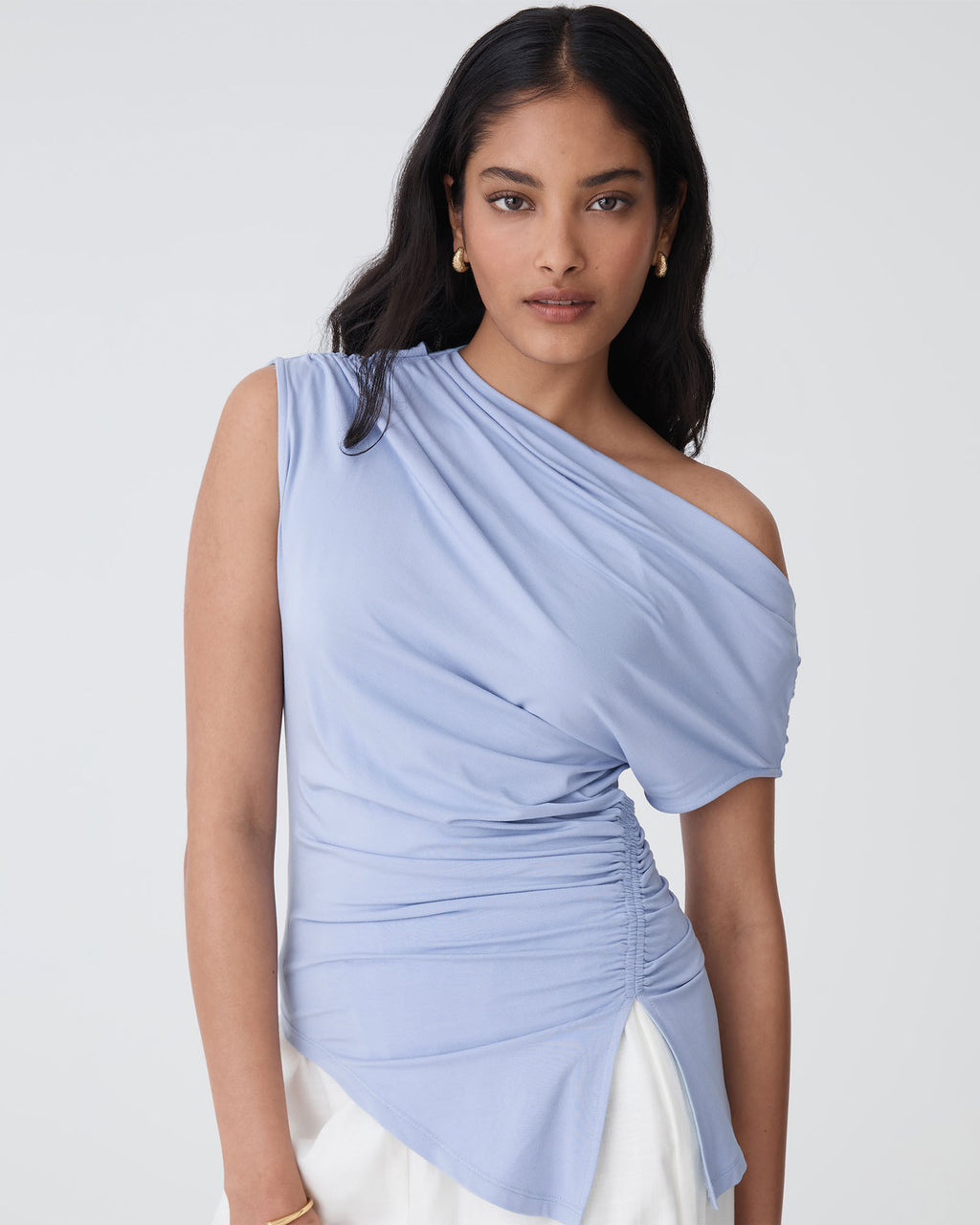 Keeley Bamboo Split Hem Top