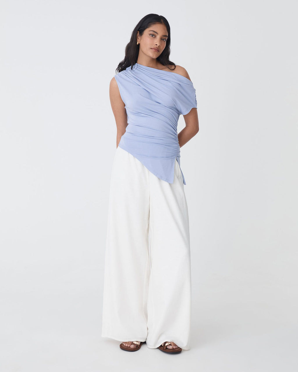 Keeley Bamboo Split Hem Top