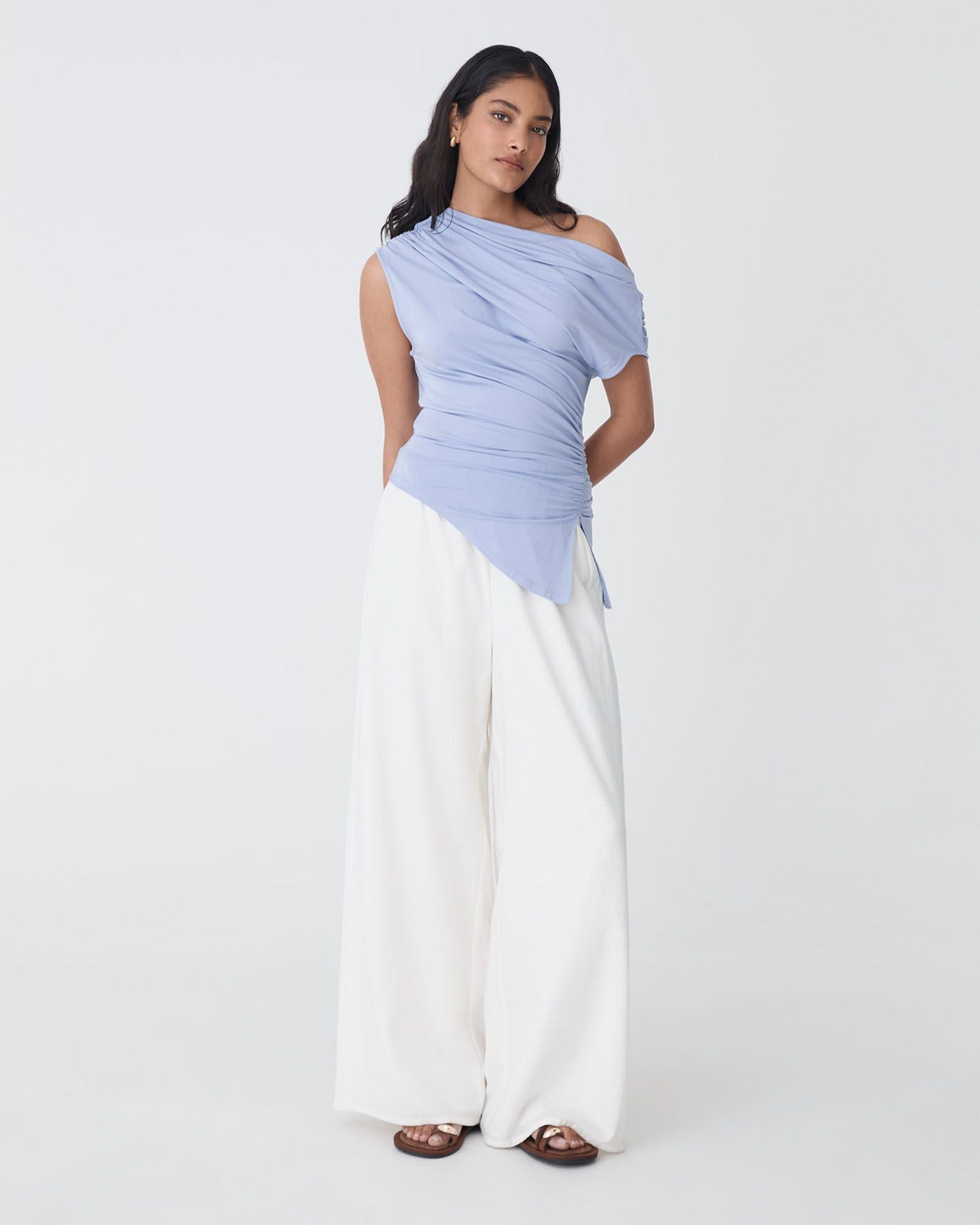 Keeley Bamboo Split Hem Top