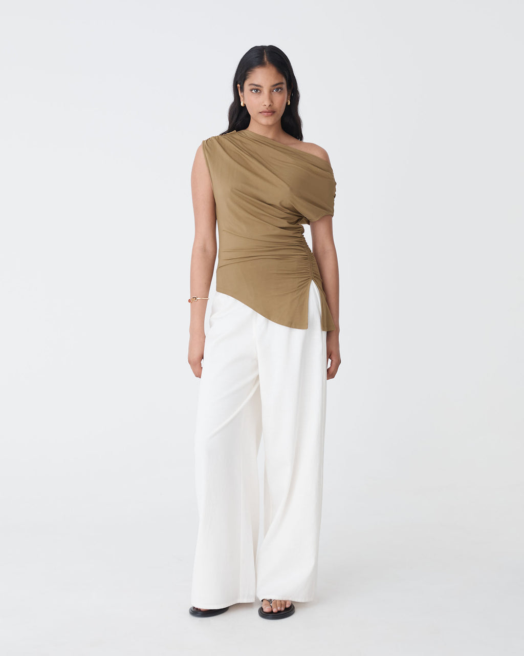 Keeley Bamboo Split Hem Top