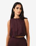 Kenya 2 Ruched Linen Top