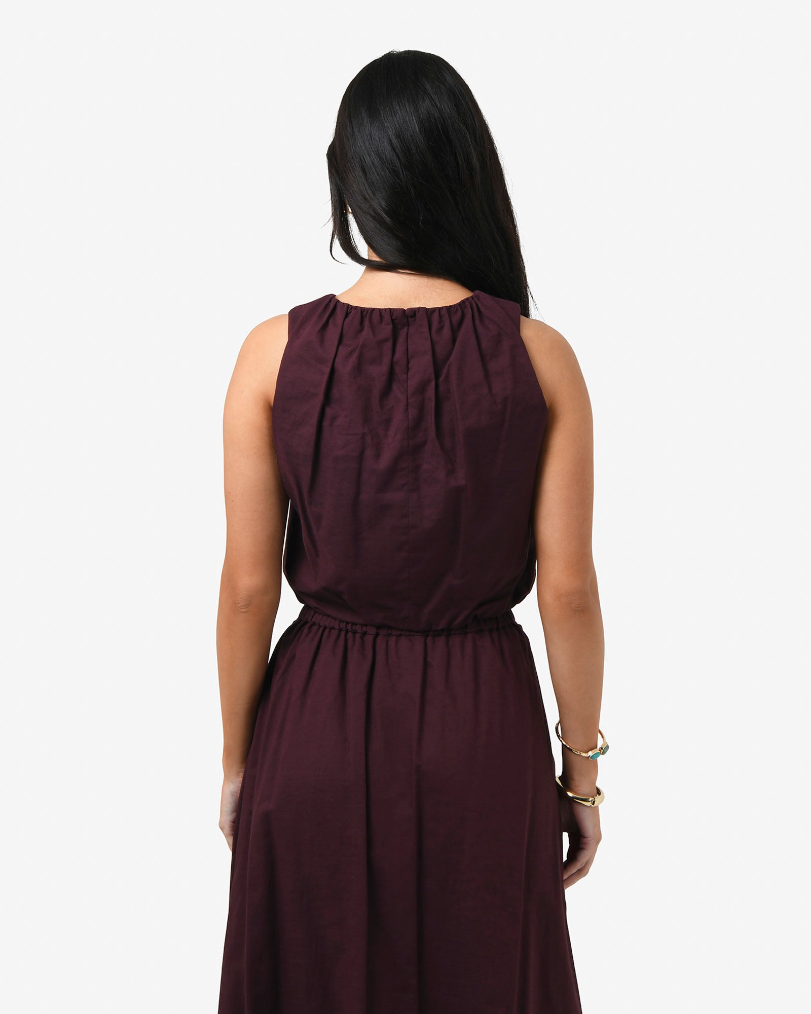 Kenya 2 Ruched Linen Top