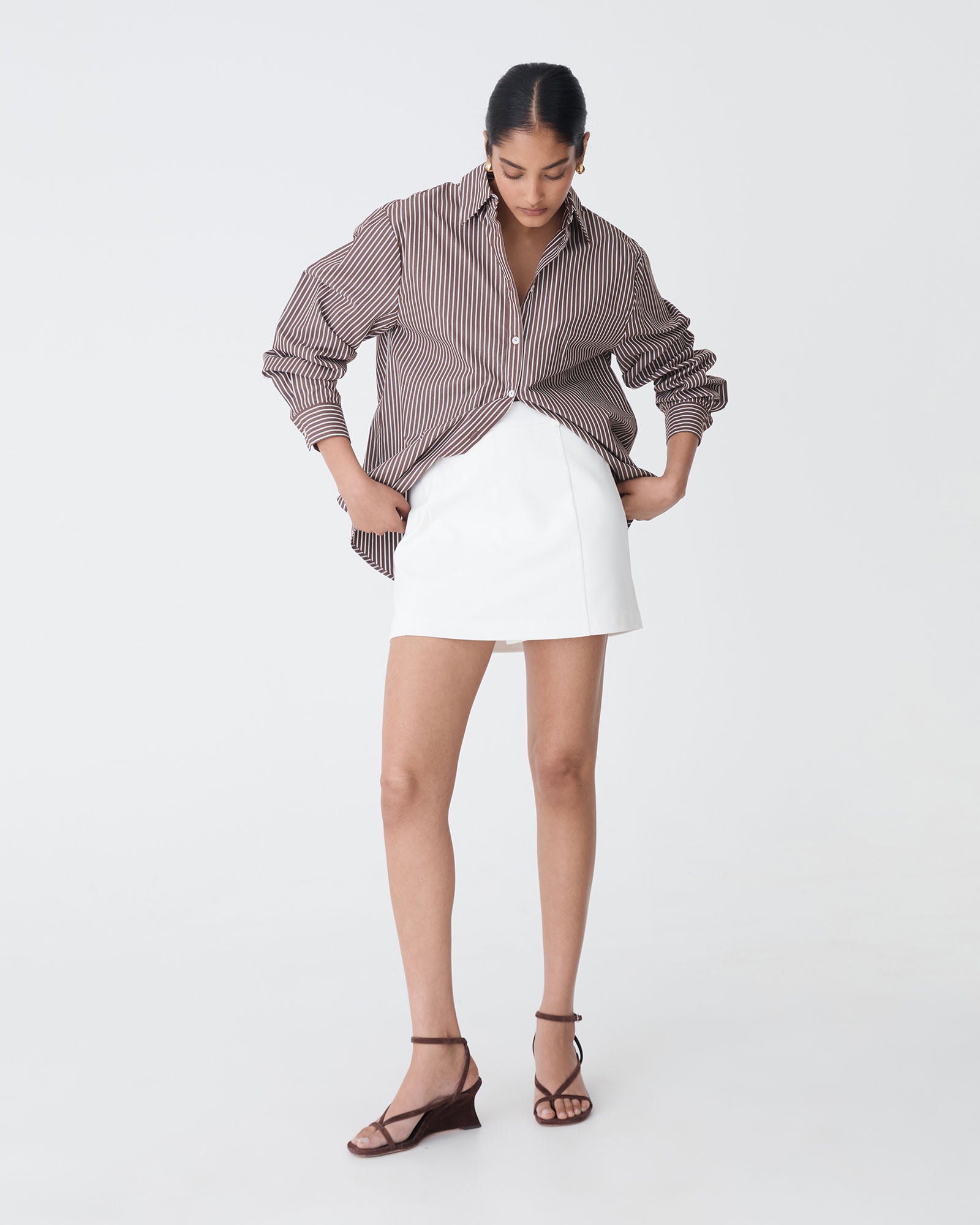 Samara Cotton Striped Shirt