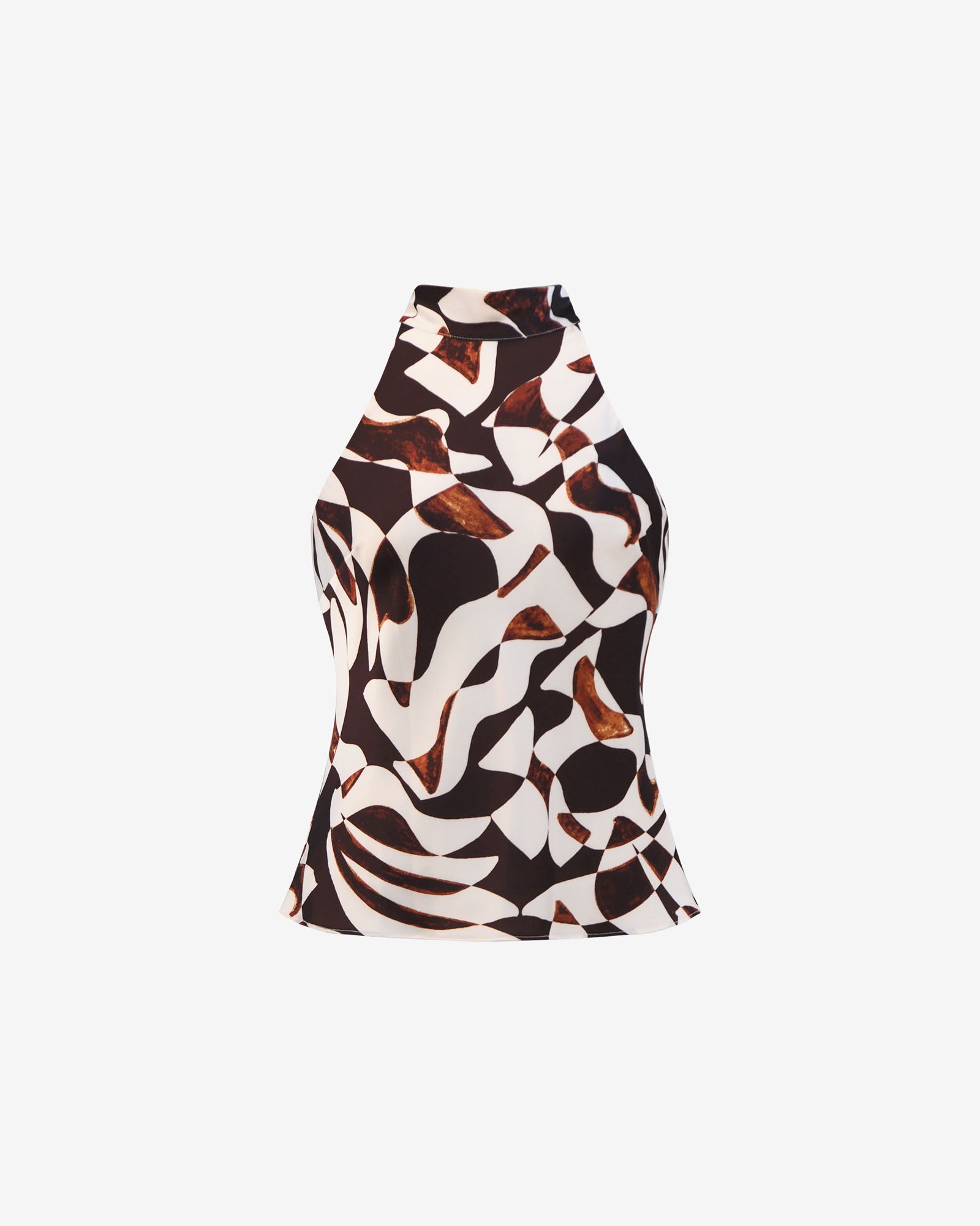 Hazel Printed Halter Neck Top