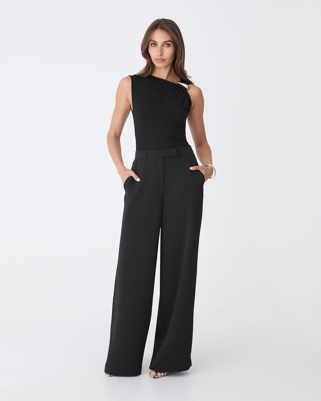 Kirsty Bamboo Ruched Top