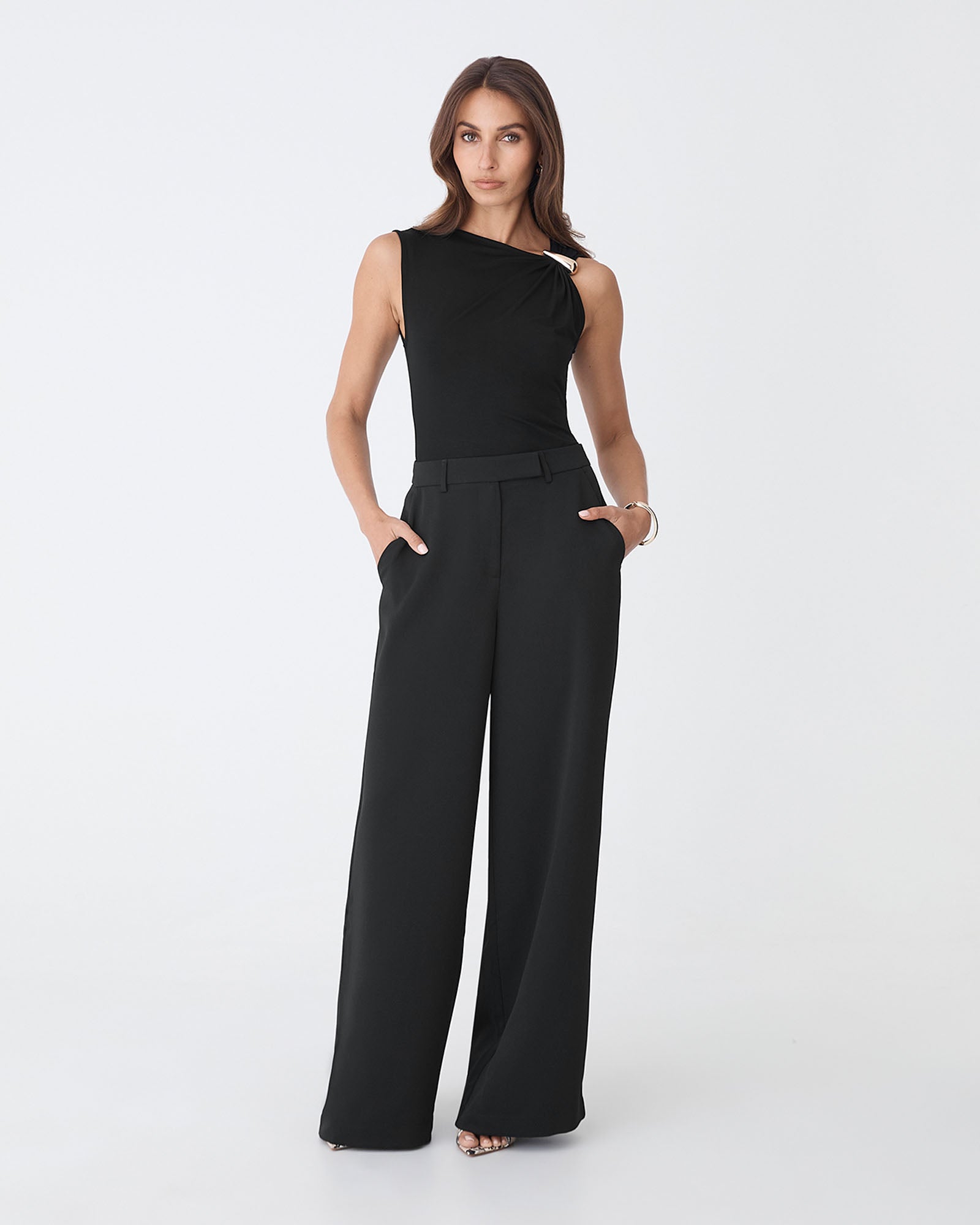 Kirsty Bamboo Ruched Top